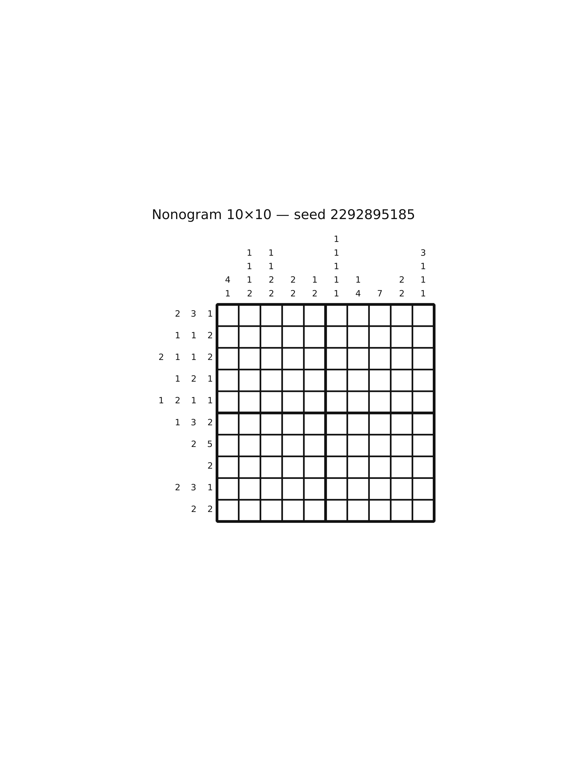Nonogram 10×10 #18