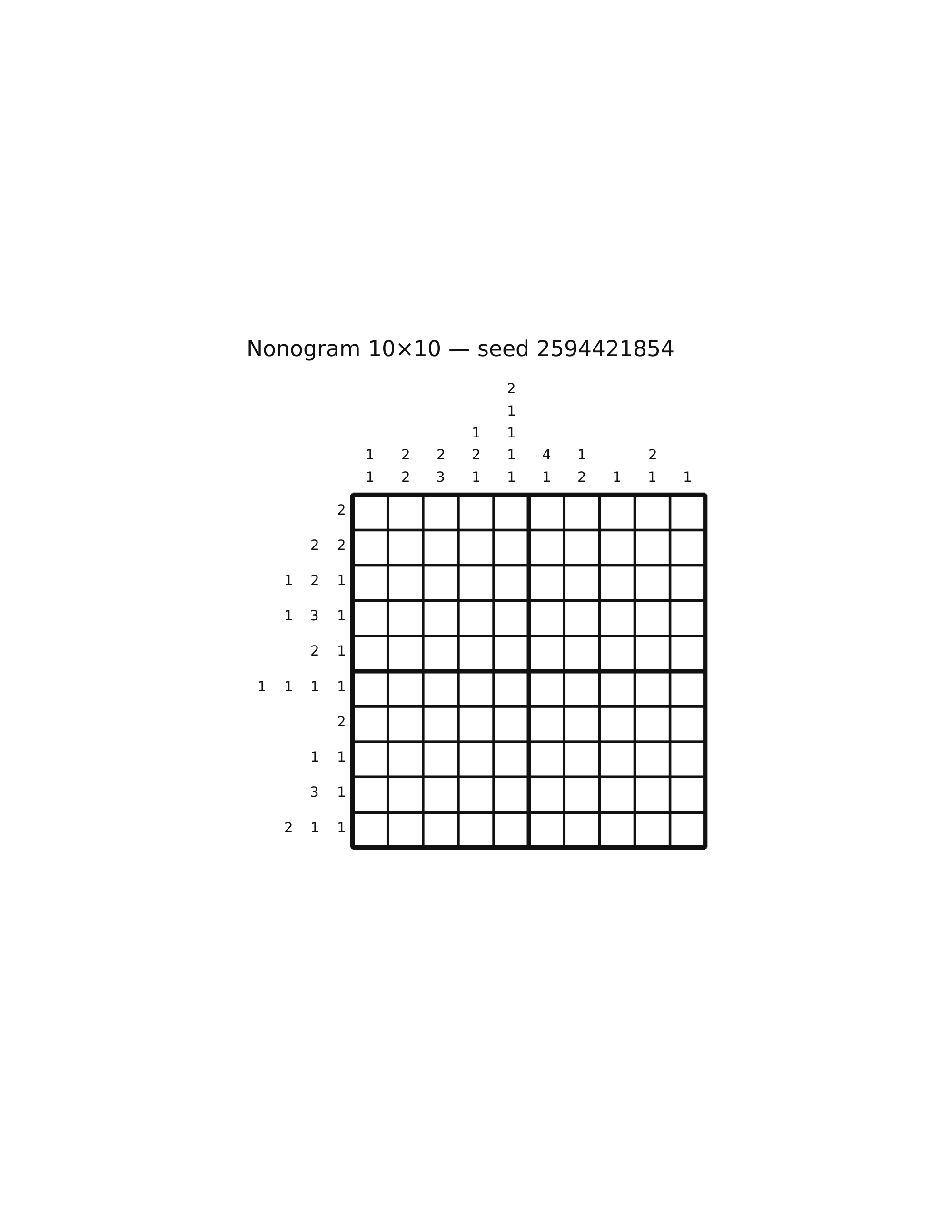 Nonogram 10×10 #47