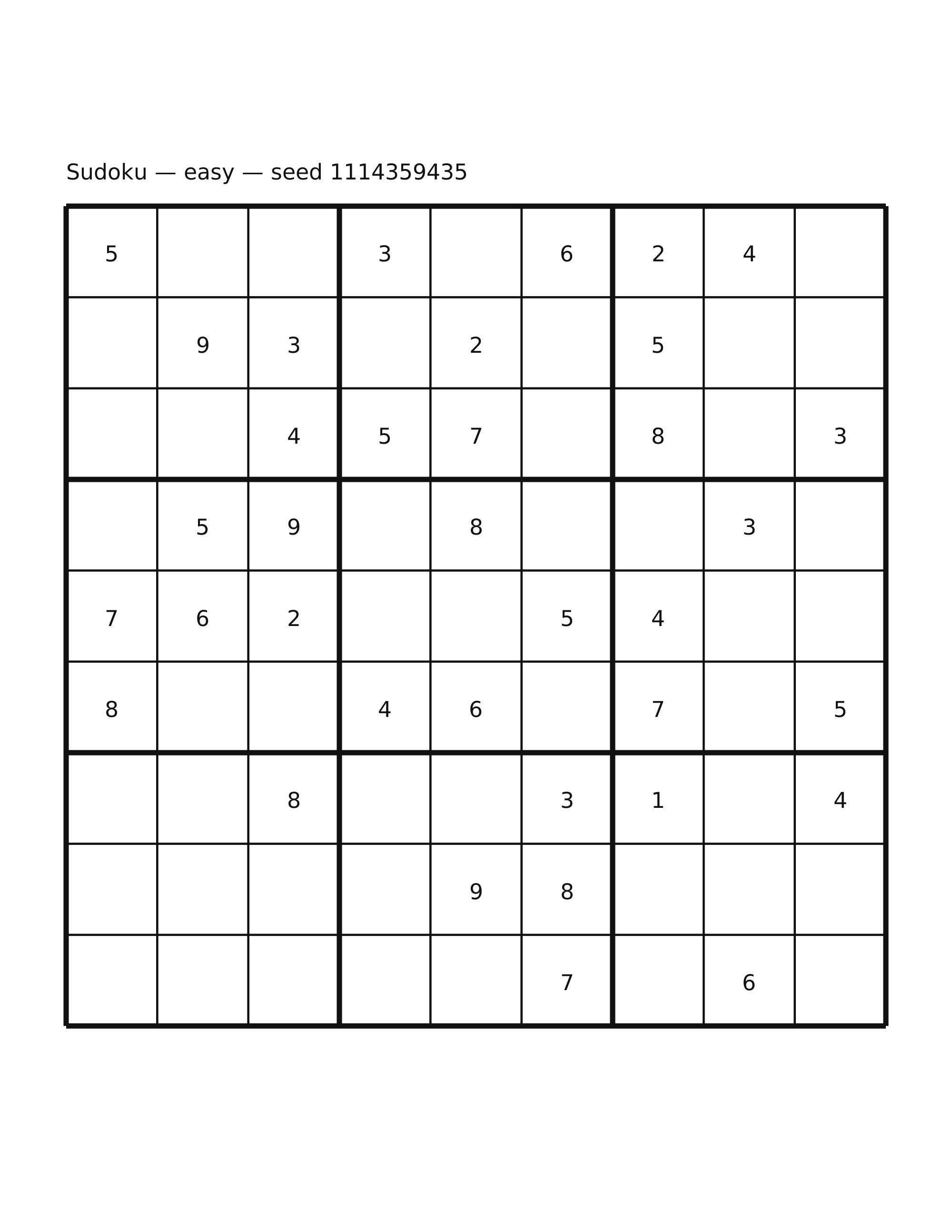 Sudoku — easy #25