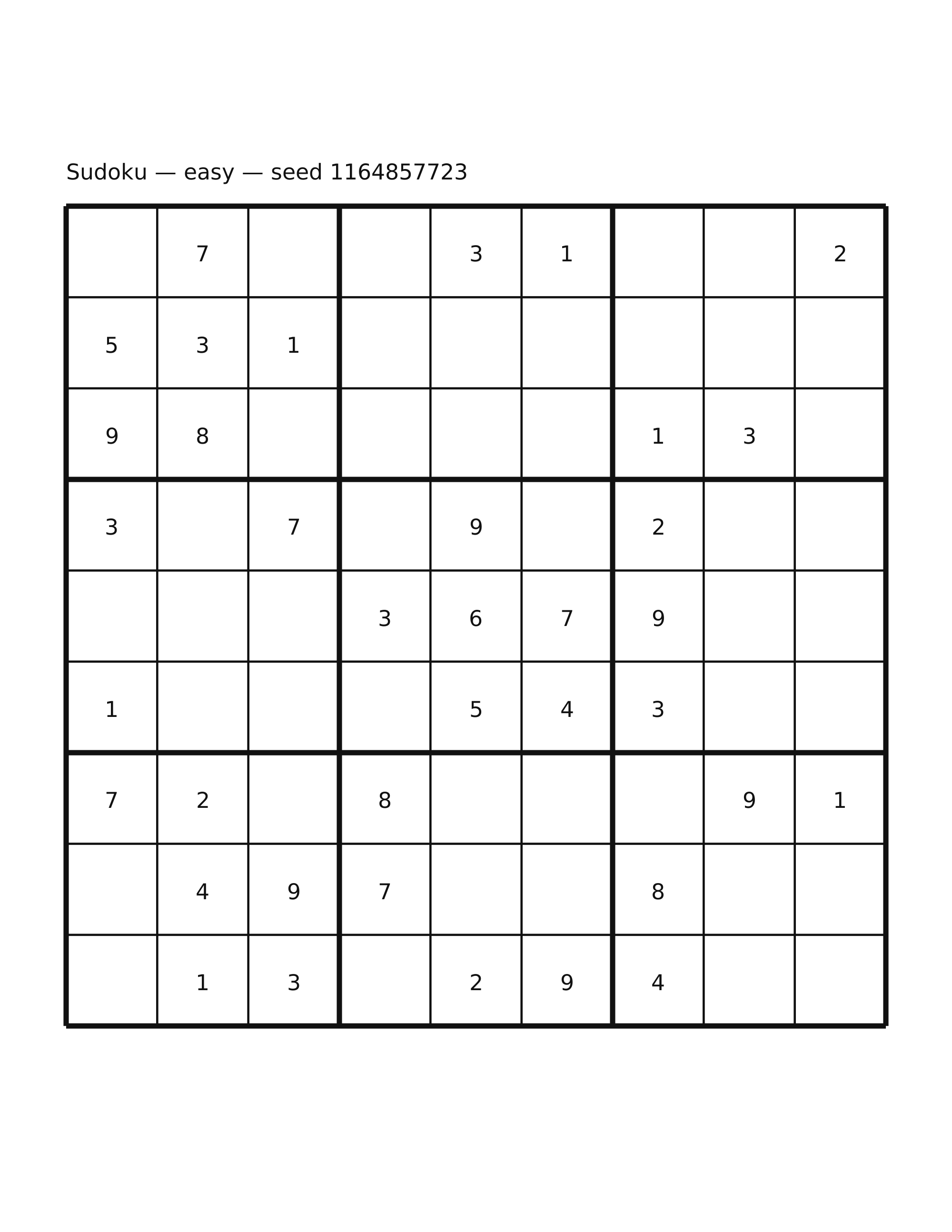 Sudoku — easy #55