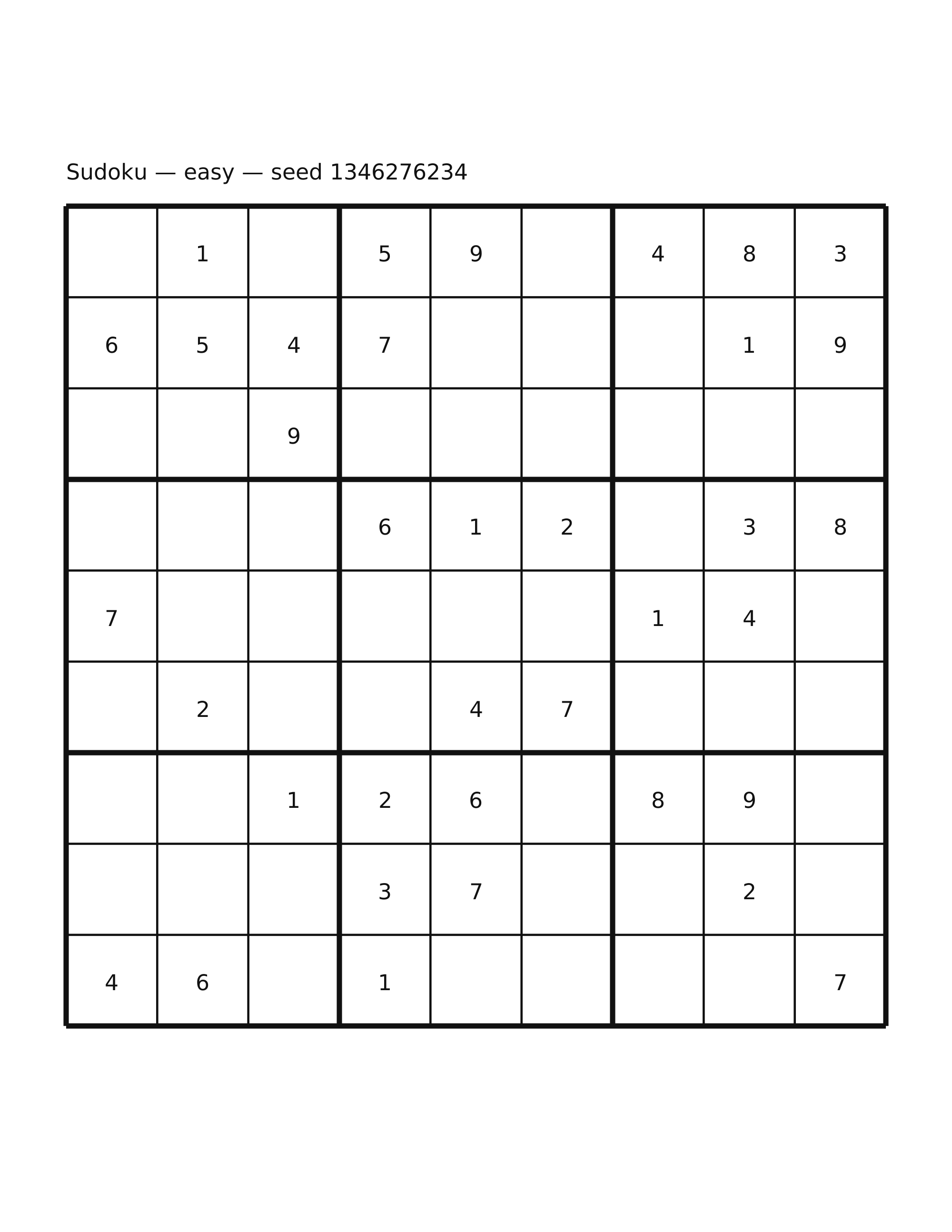 Sudoku — easy #27
