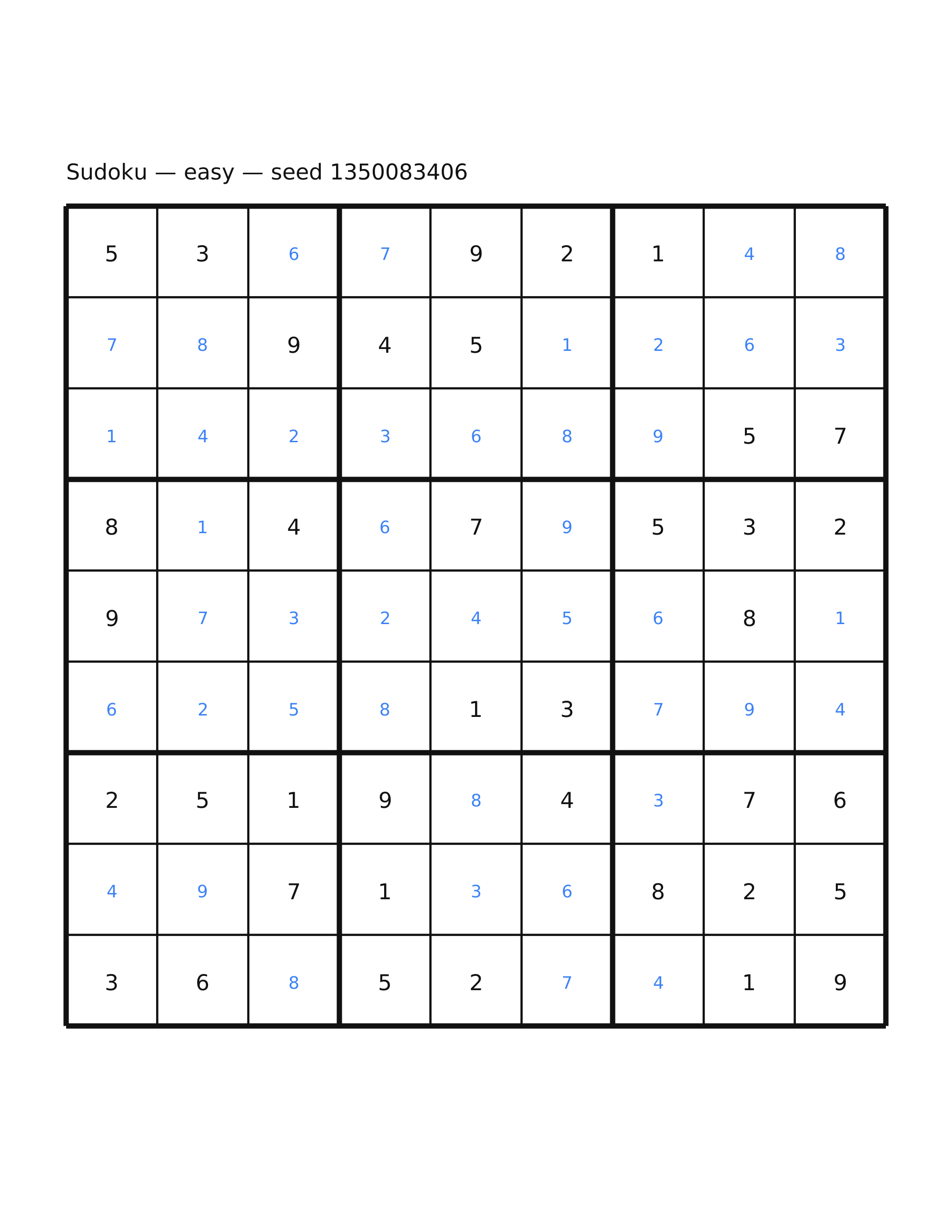 Sudoku — easy #8 — solution