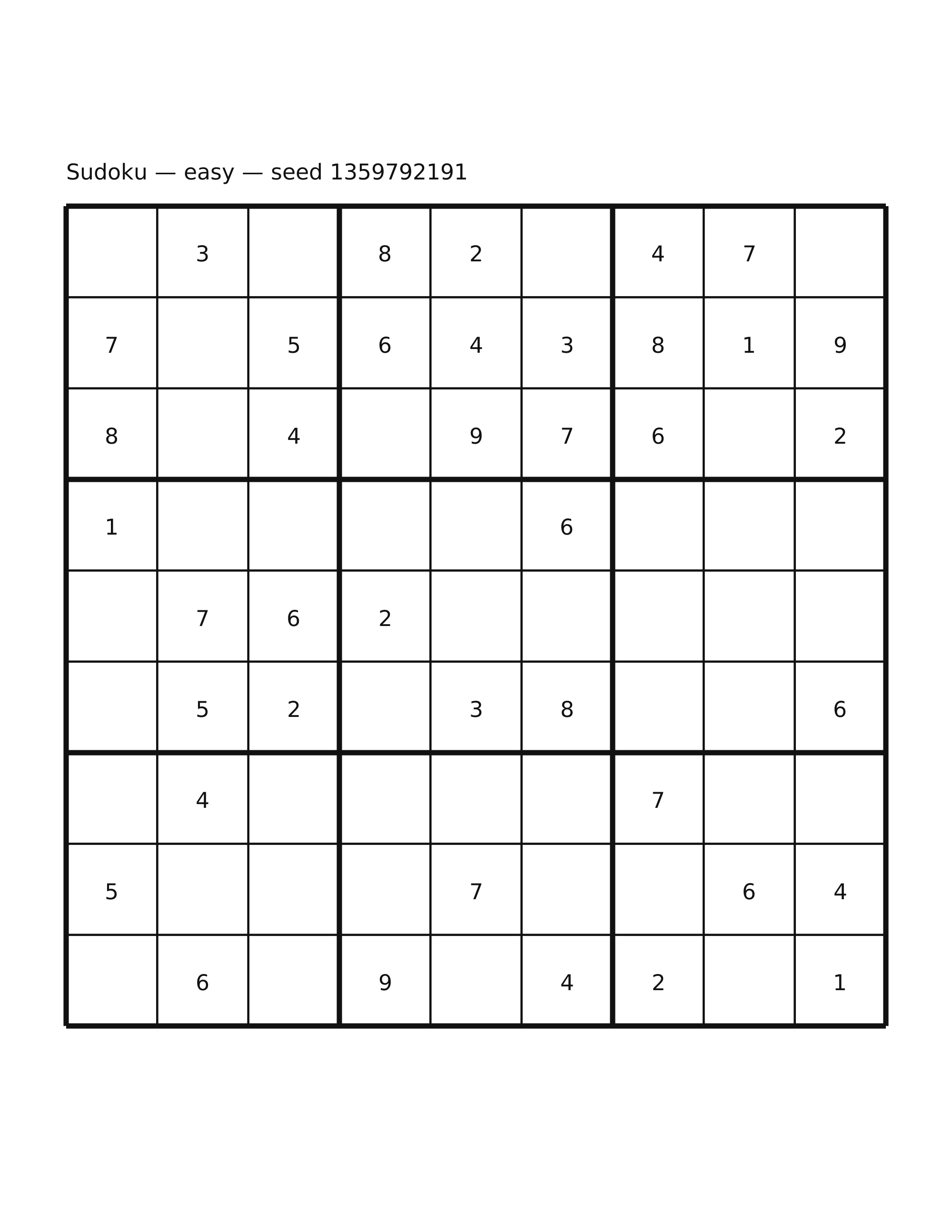 Sudoku — easy #35
