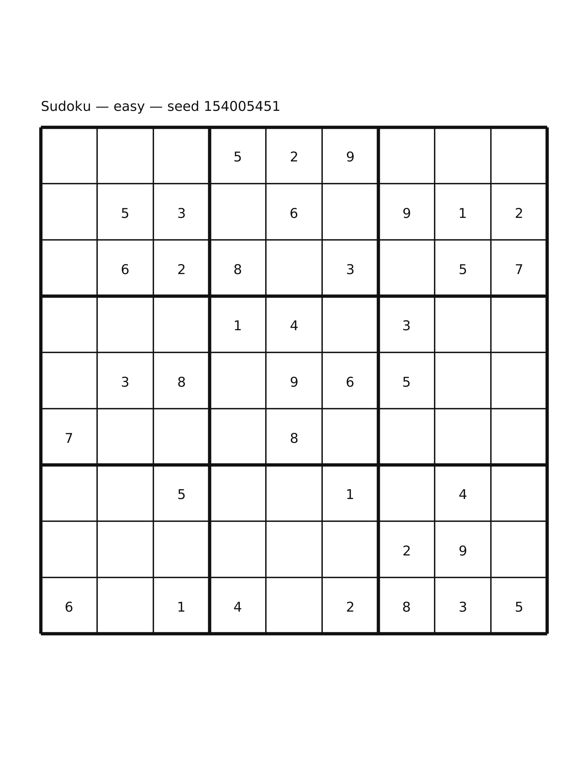 Sudoku — easy #51