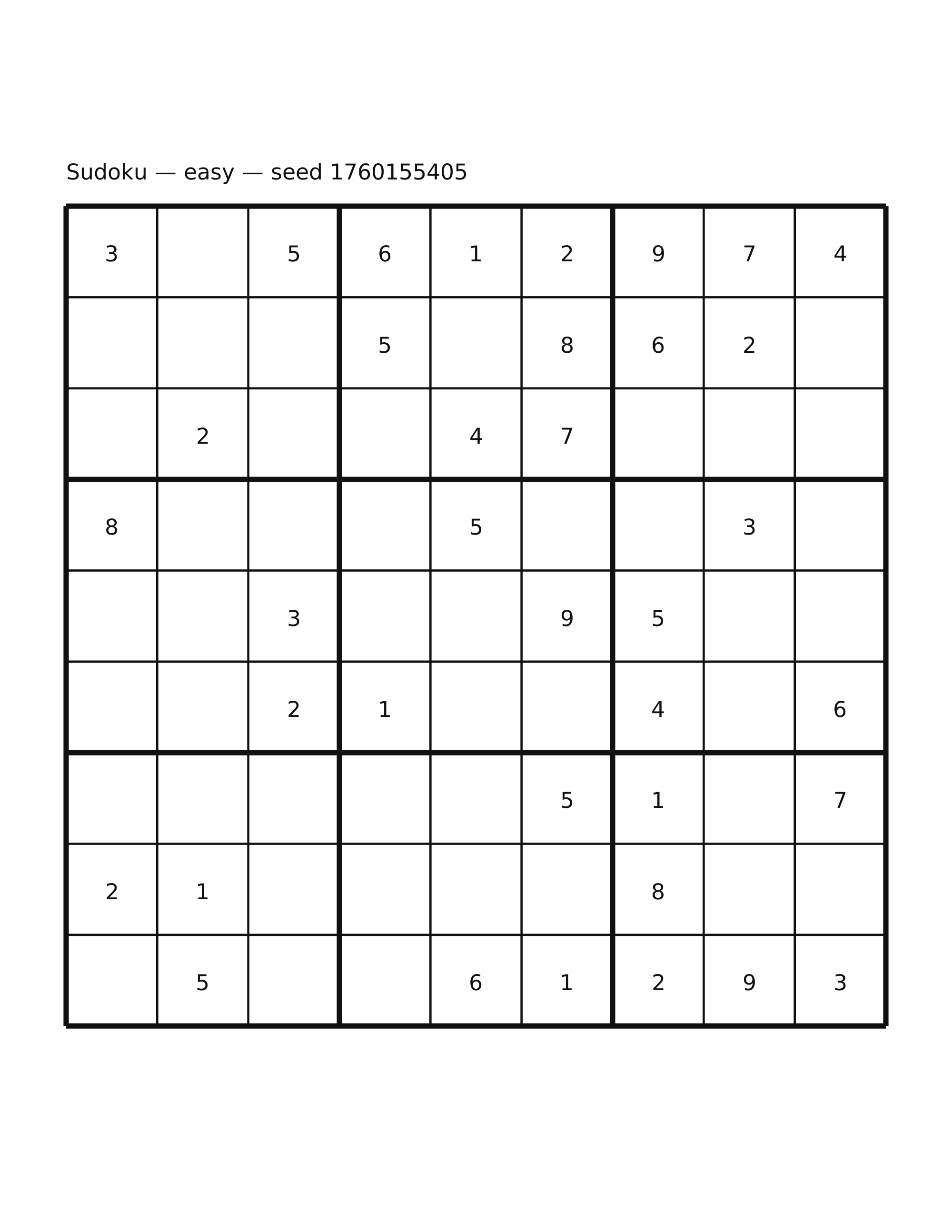 Sudoku — easy #56