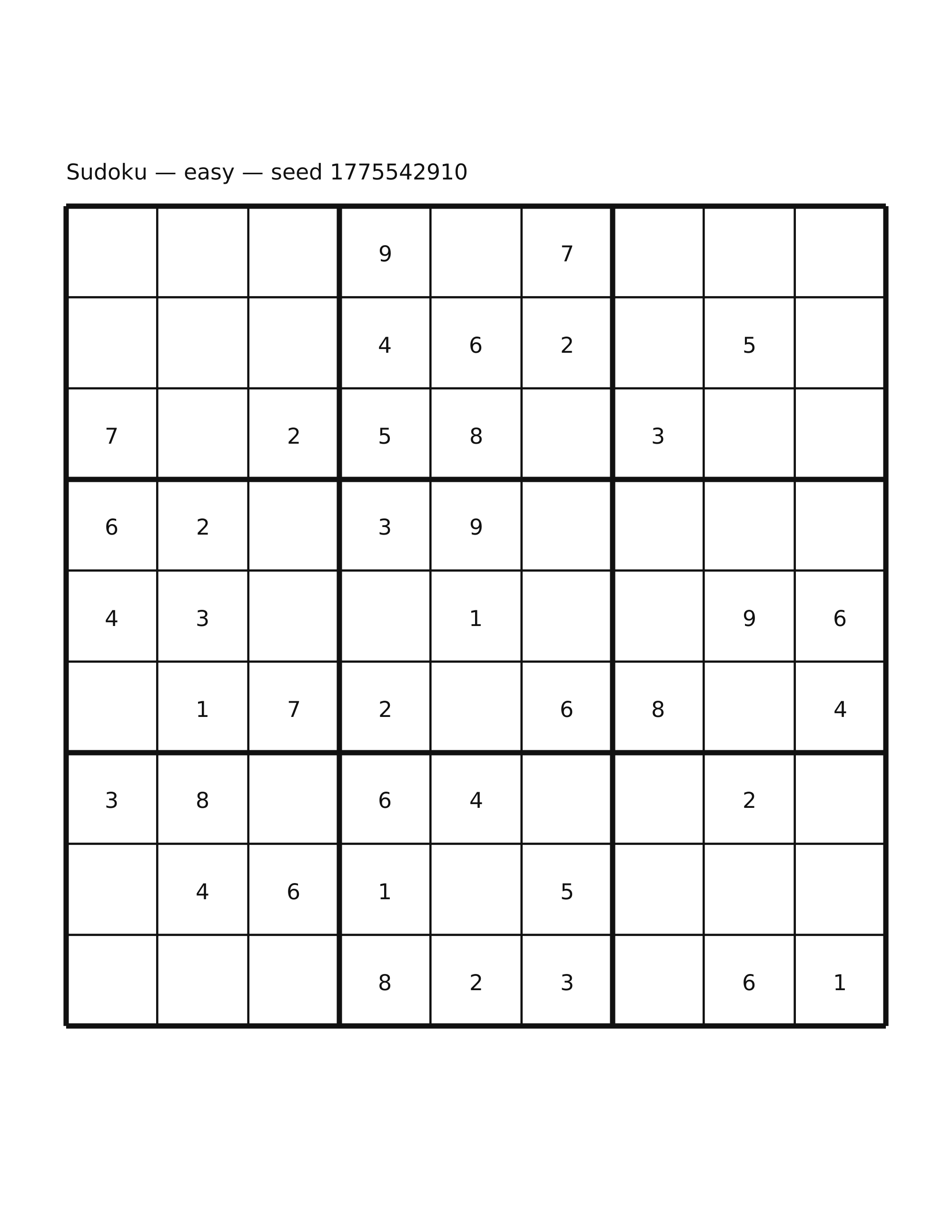 Sudoku — easy #40