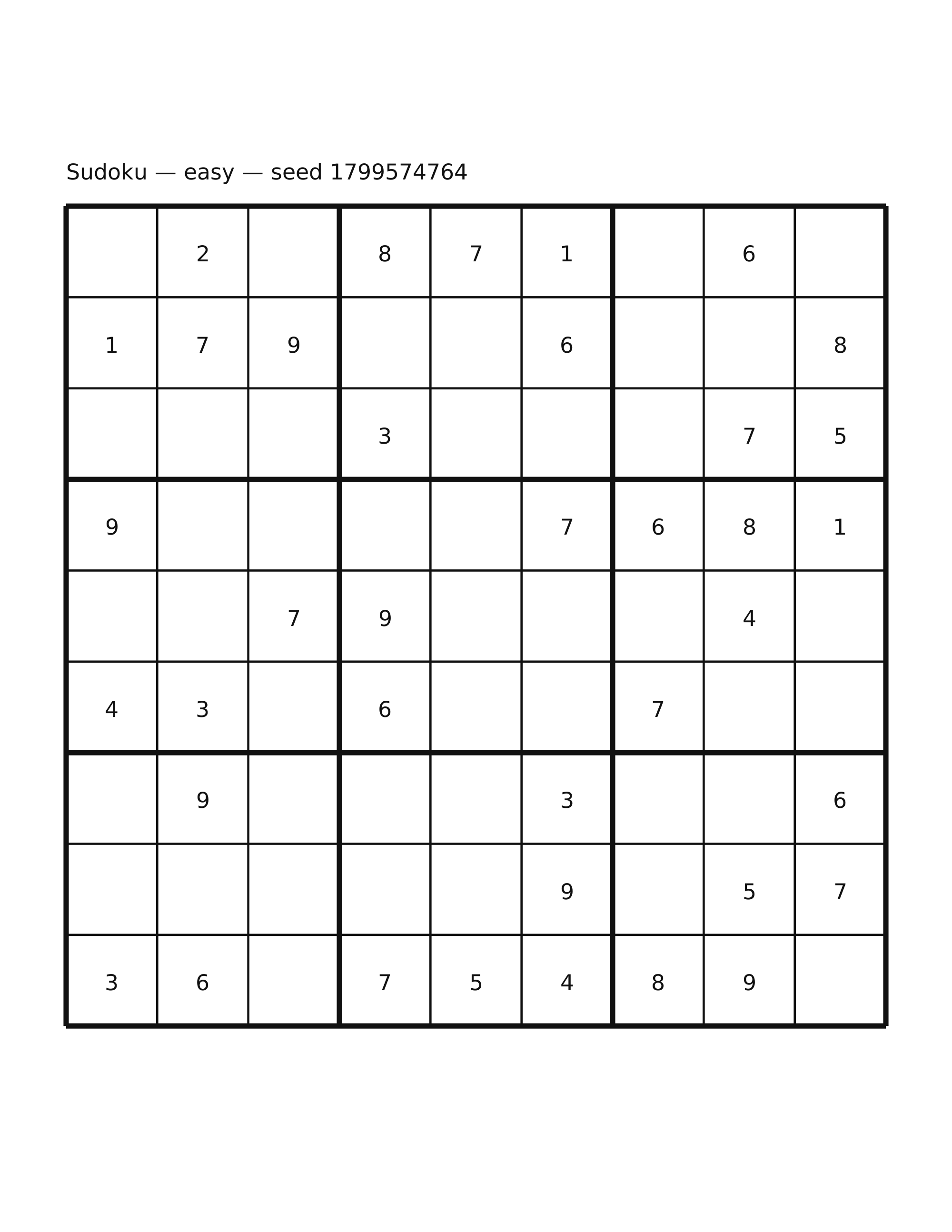 Sudoku — easy #37