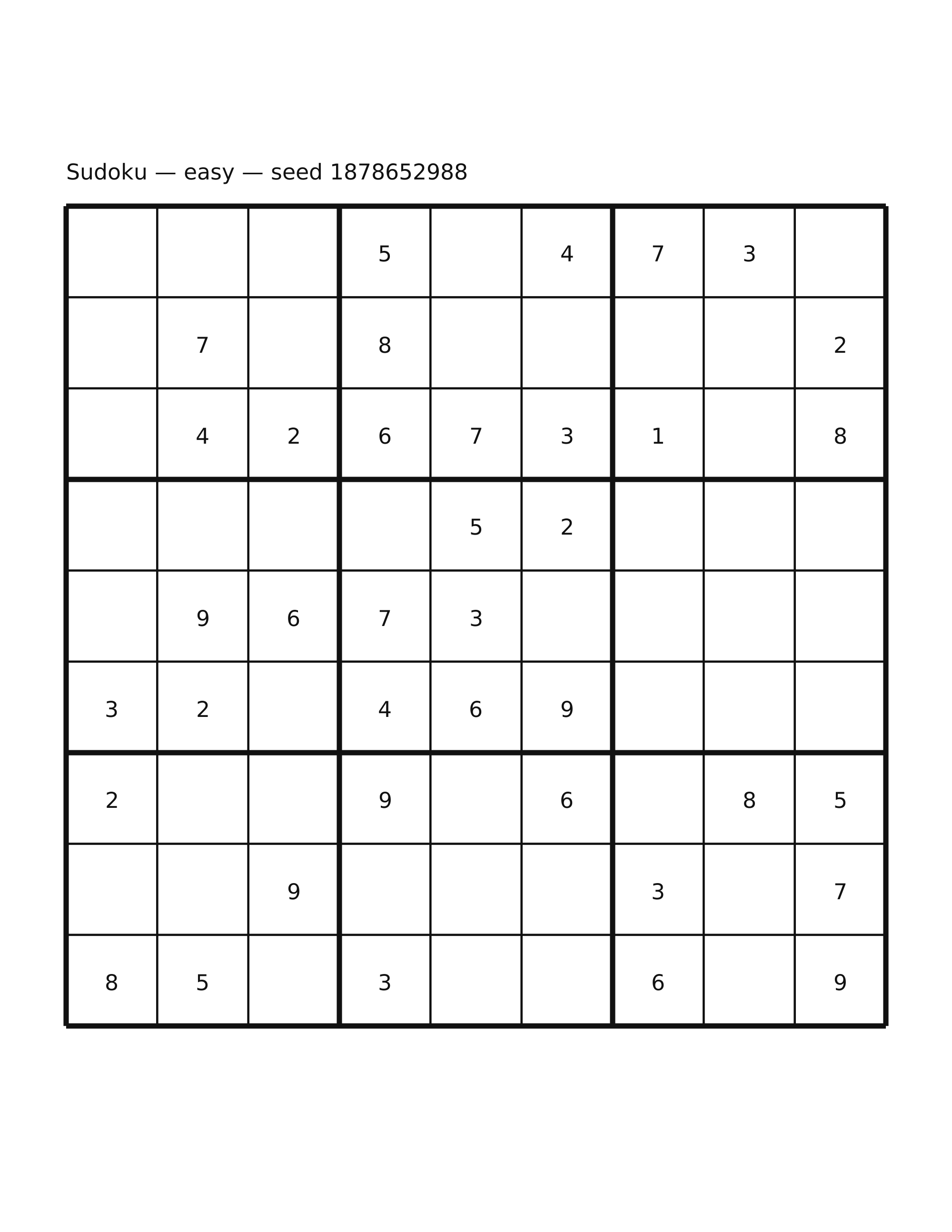 Sudoku — easy #28