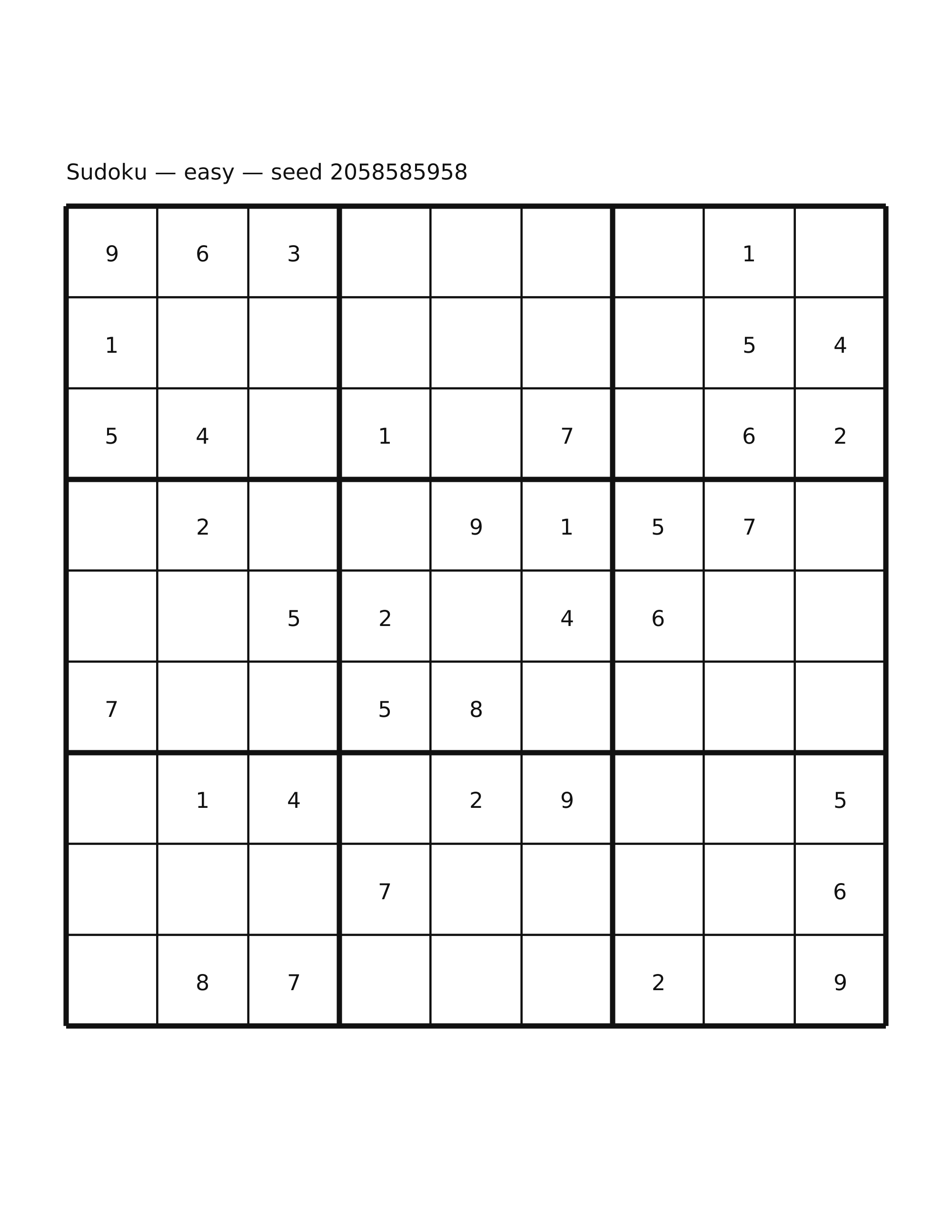 Sudoku — easy #19