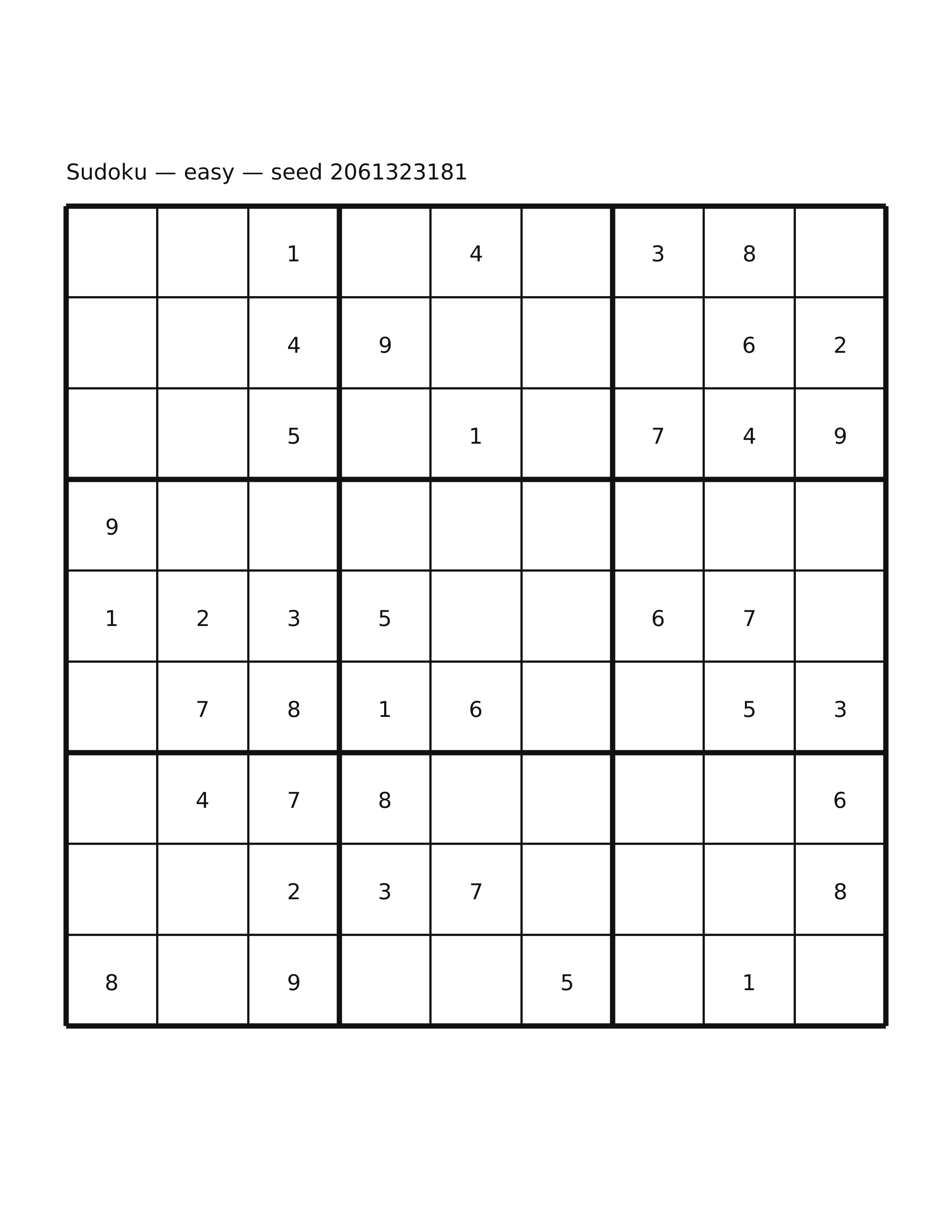 Sudoku — easy #45