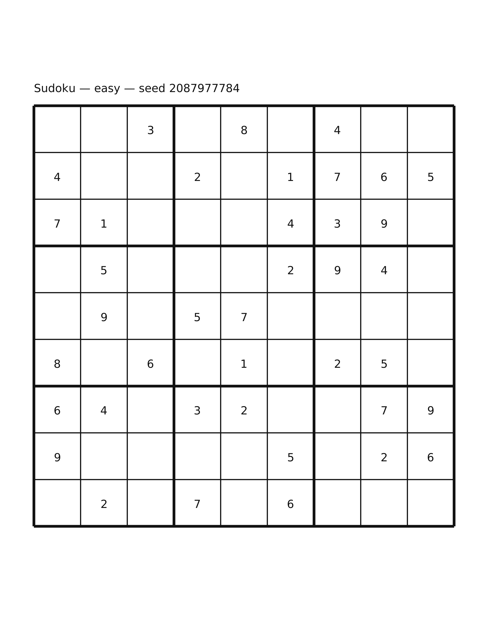 Sudoku — easy #45