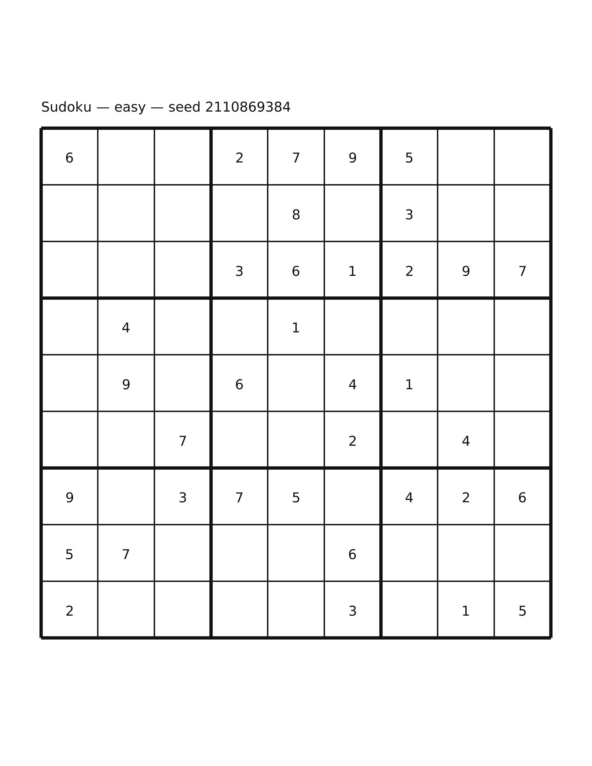 Sudoku — easy #57