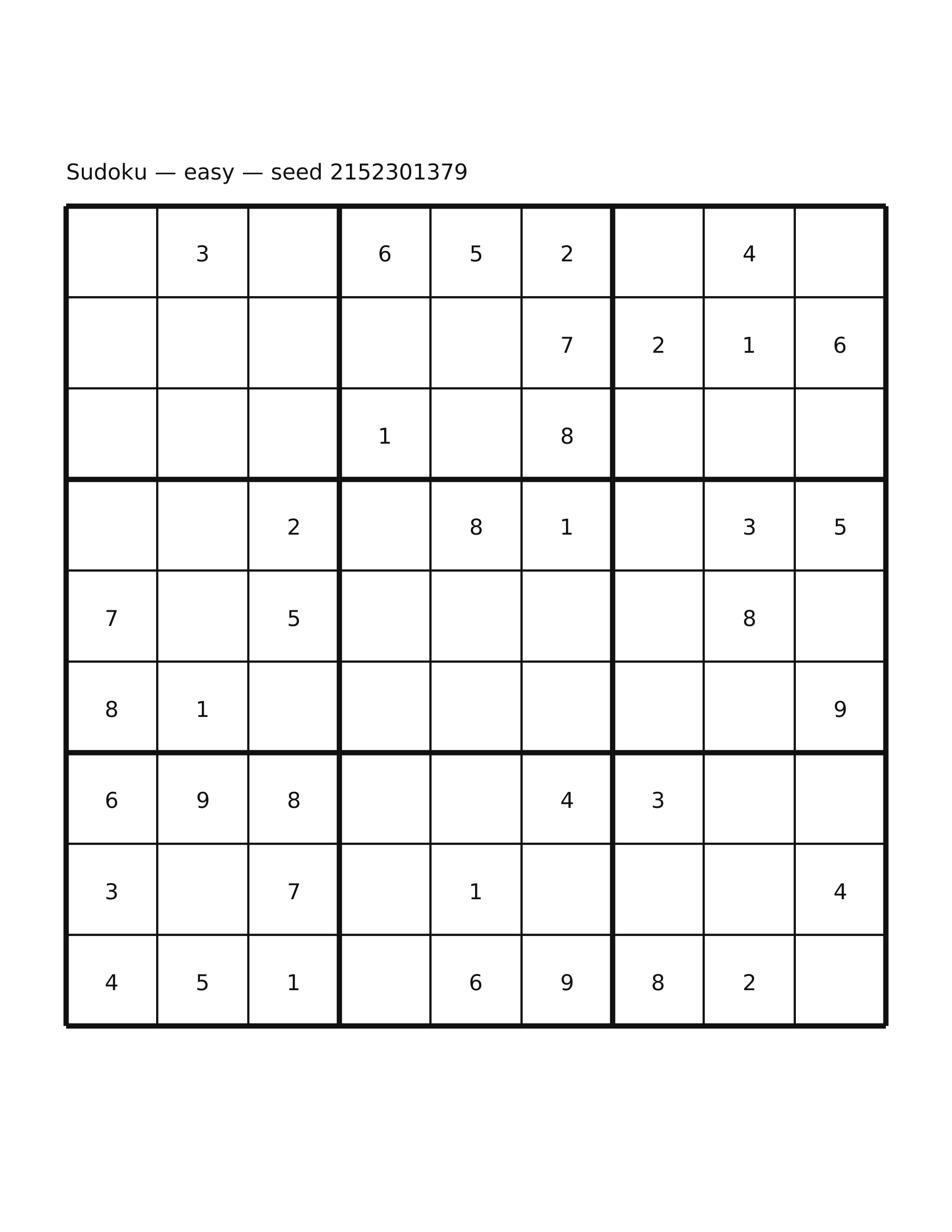 Sudoku — easy #5