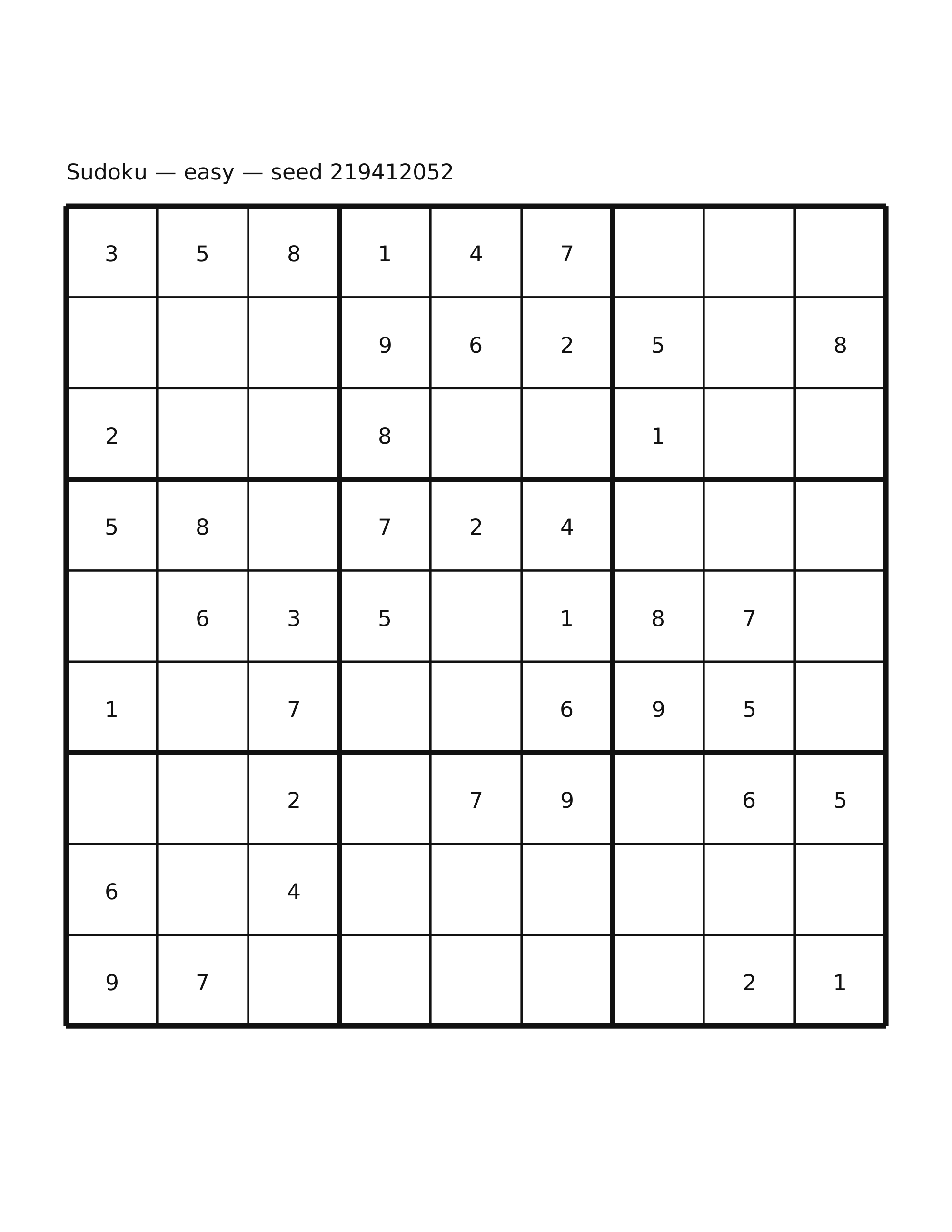 Sudoku — easy #41