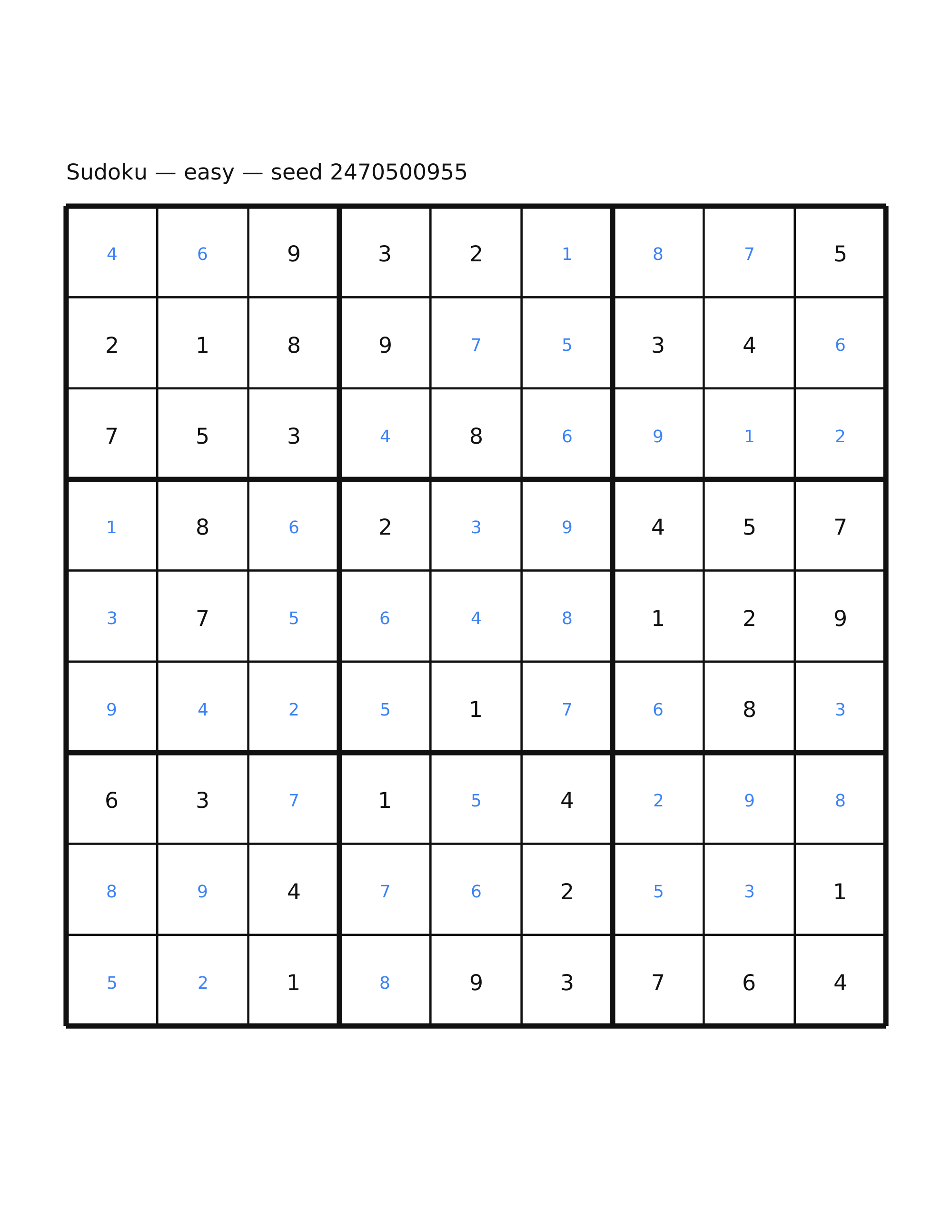 Sudoku — easy #33 — solution