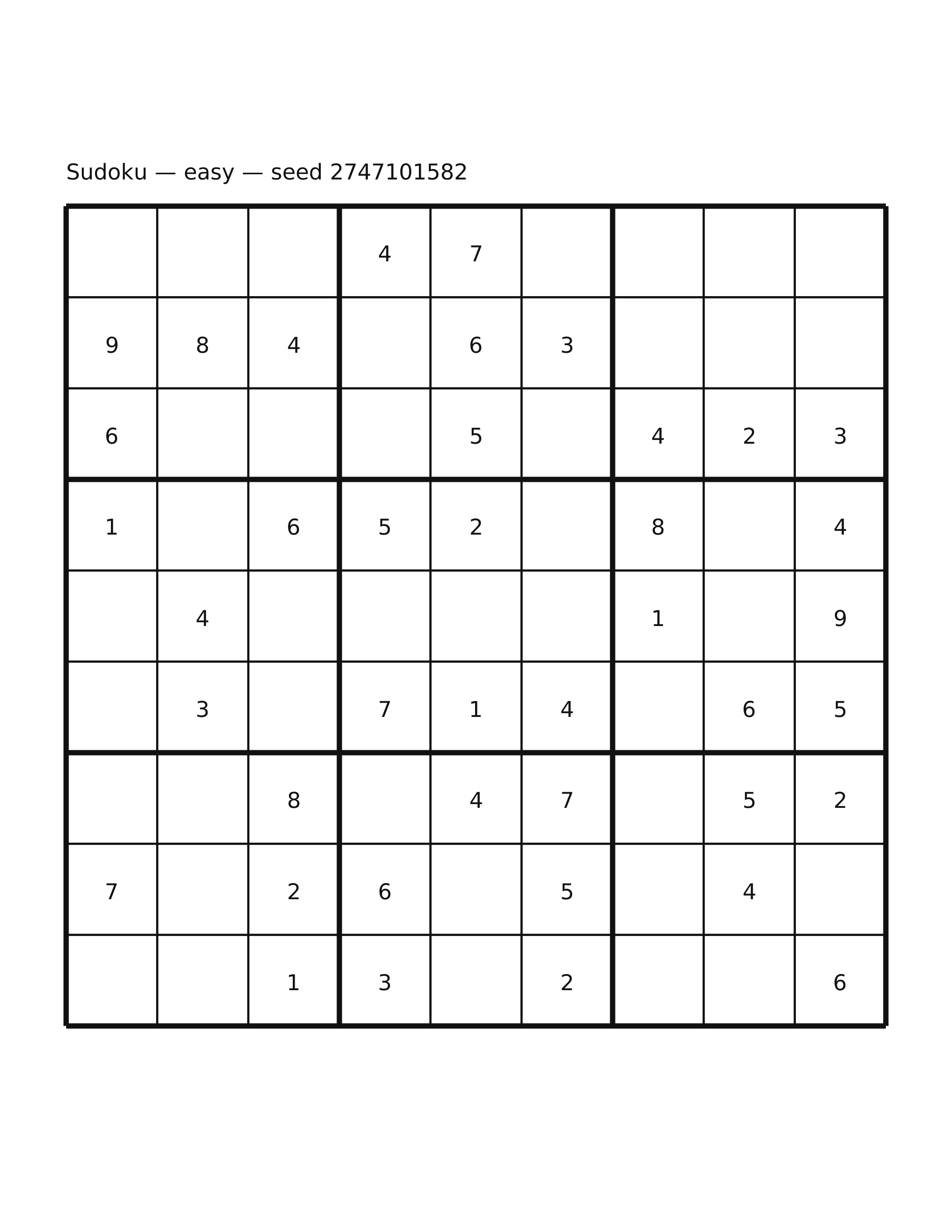 Sudoku — easy #8