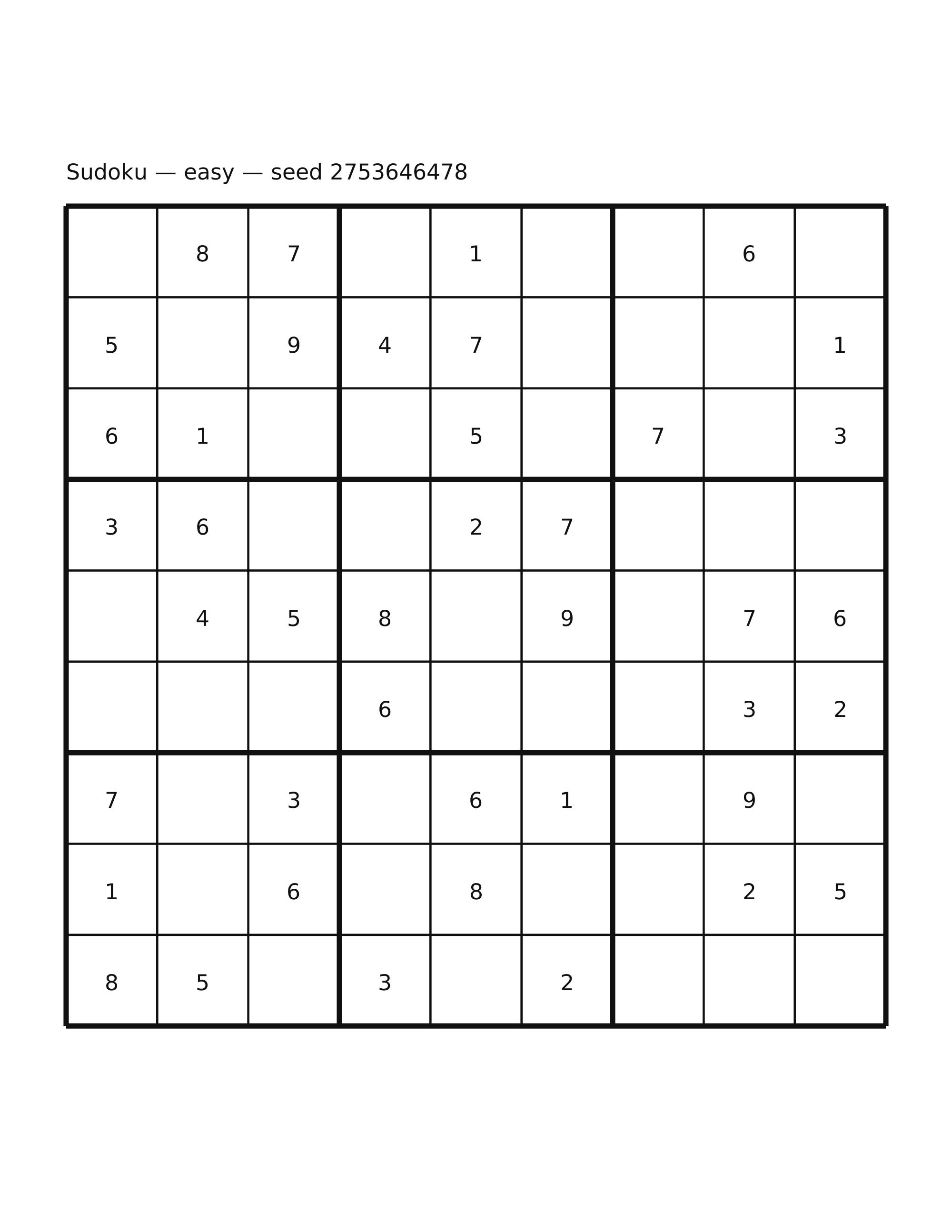Sudoku — easy #42