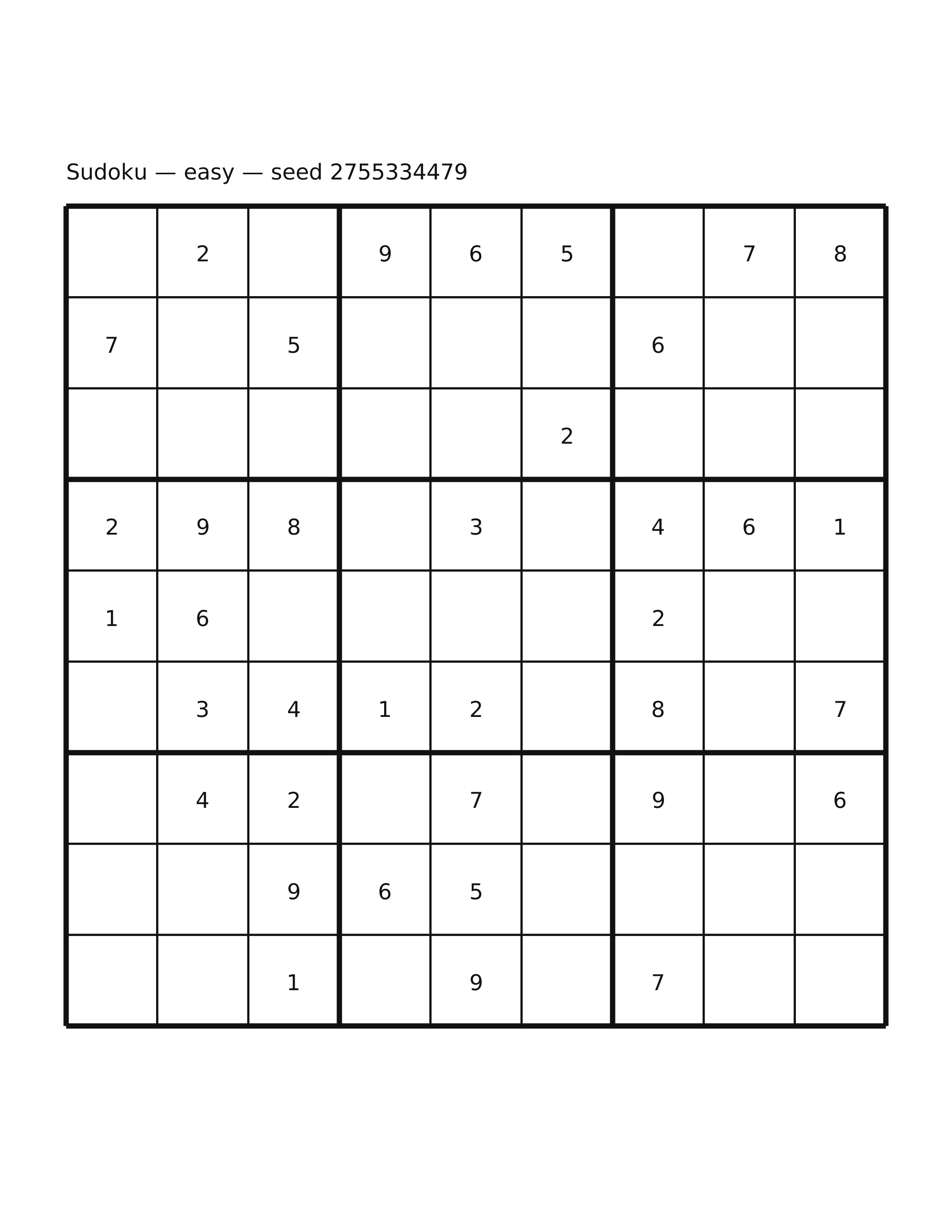Sudoku — easy #11