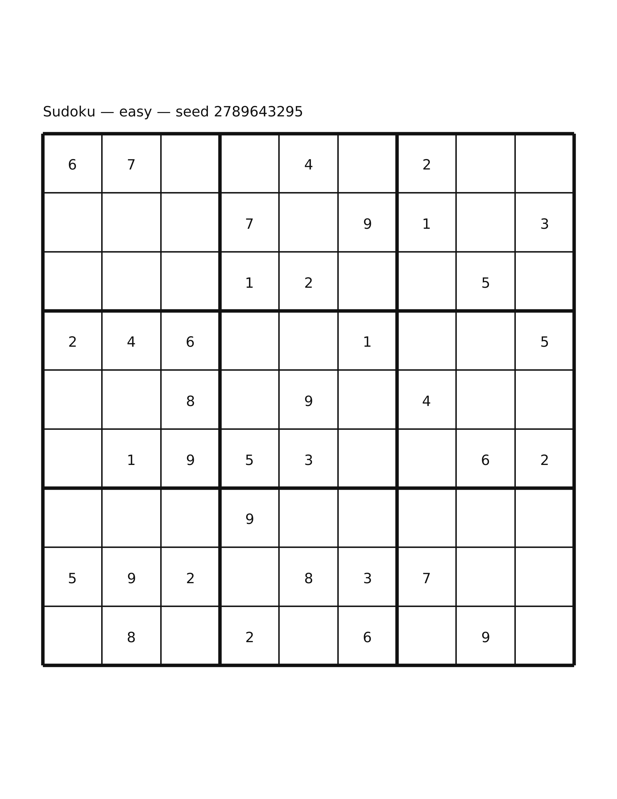 Sudoku — easy #69