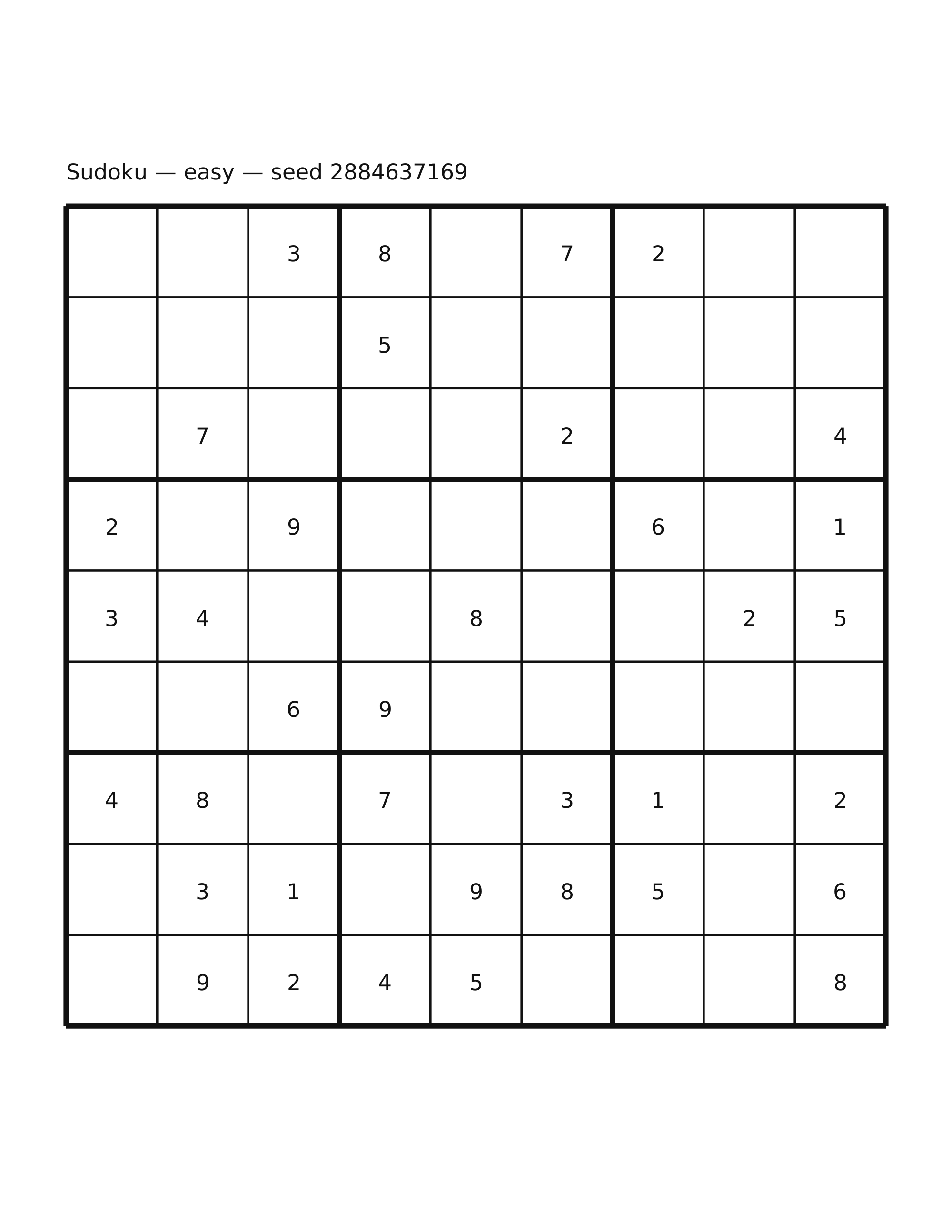 Sudoku — easy #19