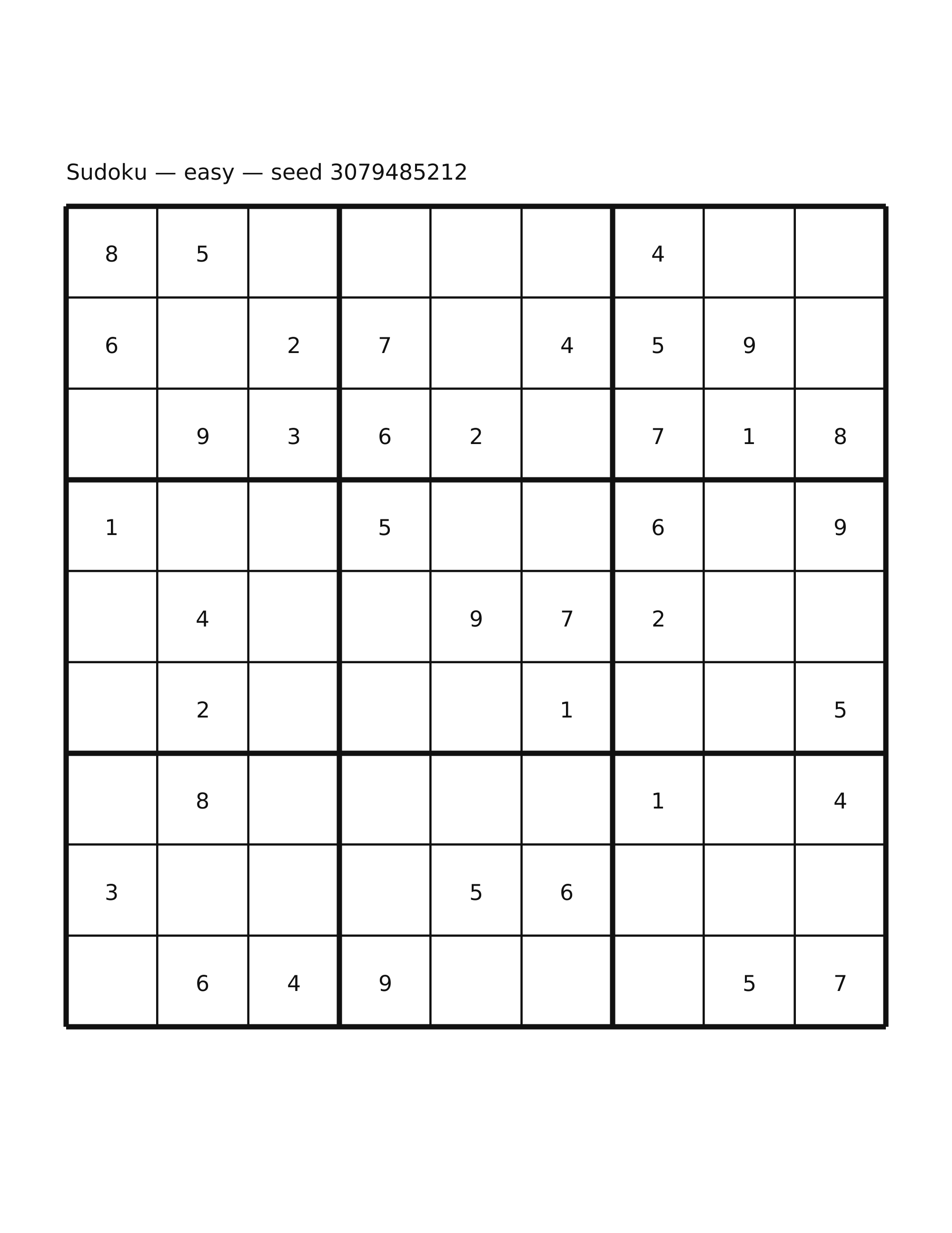 Sudoku — easy #68
