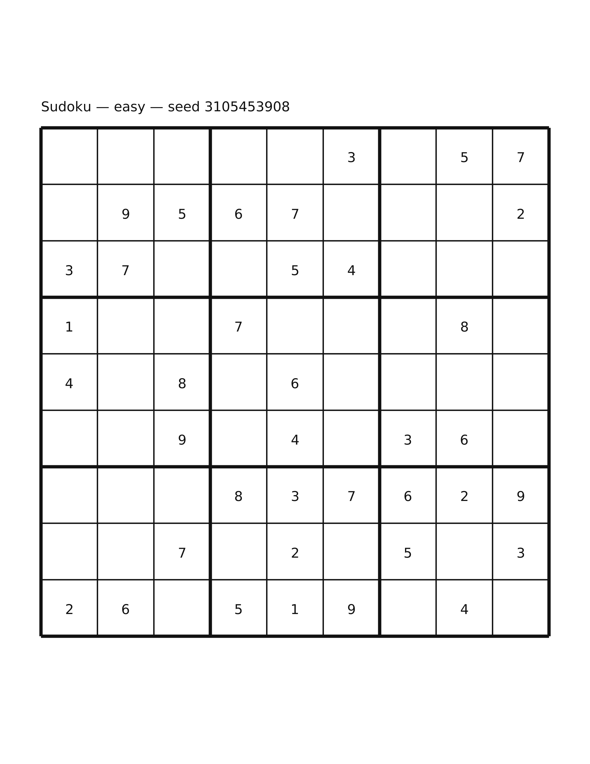 Sudoku — easy #40