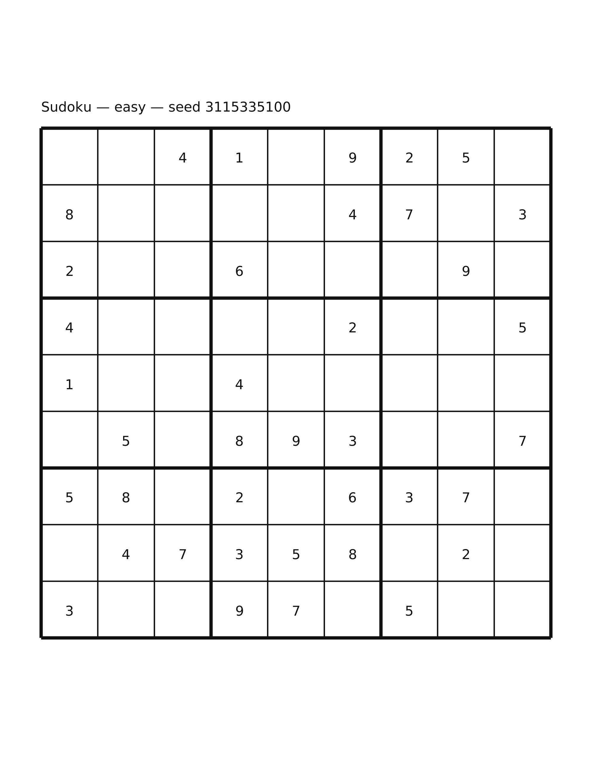 Sudoku — easy #49