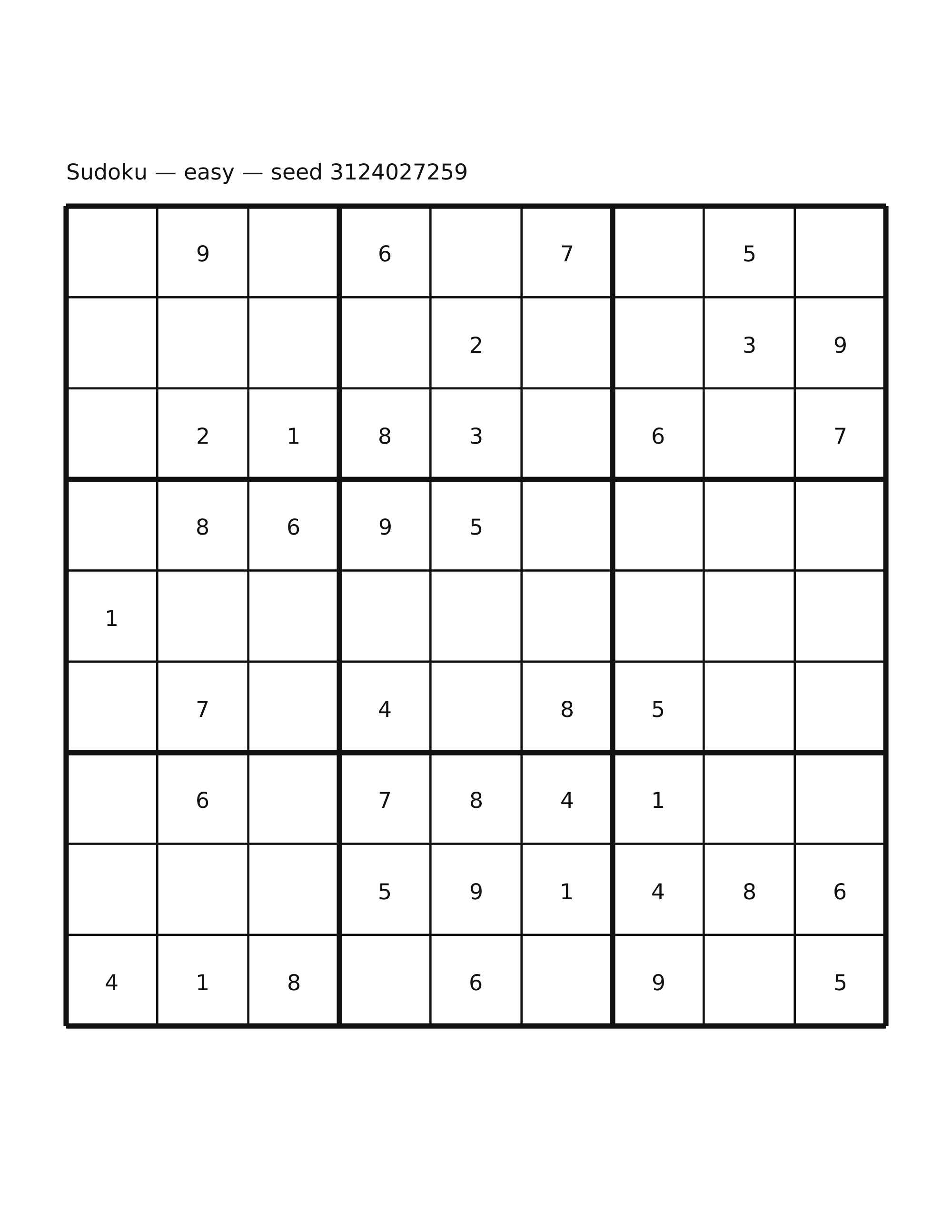 Sudoku — easy #29