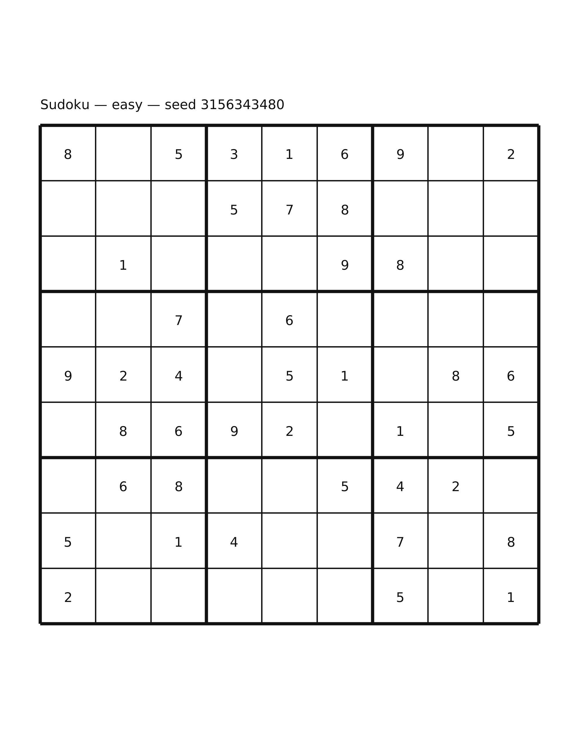 Sudoku — easy #32