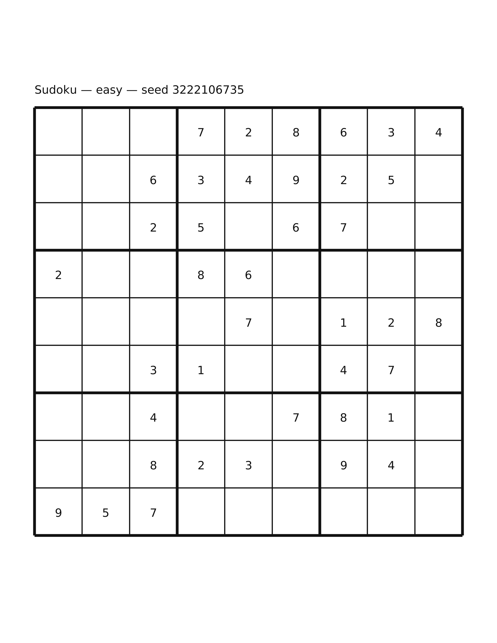 Sudoku — easy #47