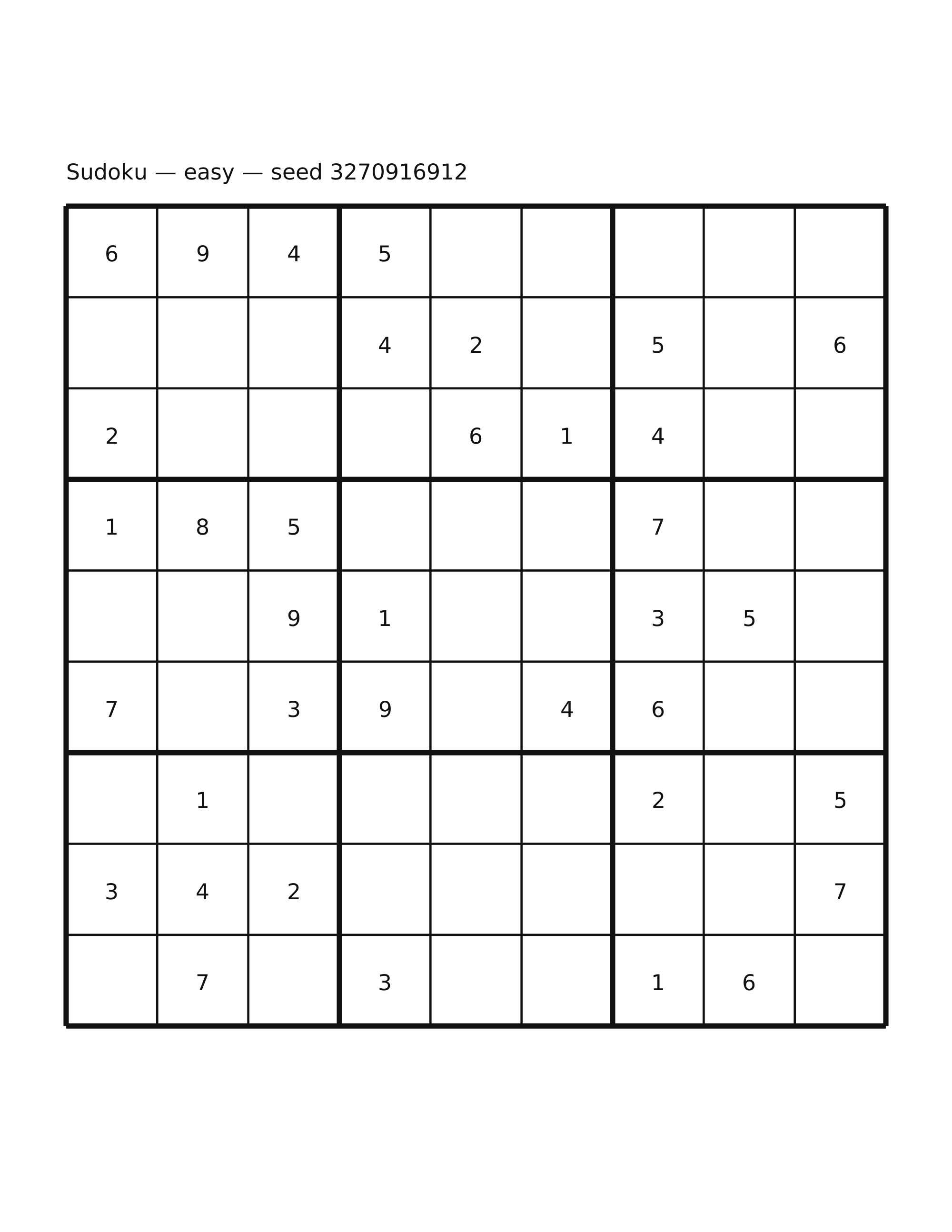Sudoku — easy #60