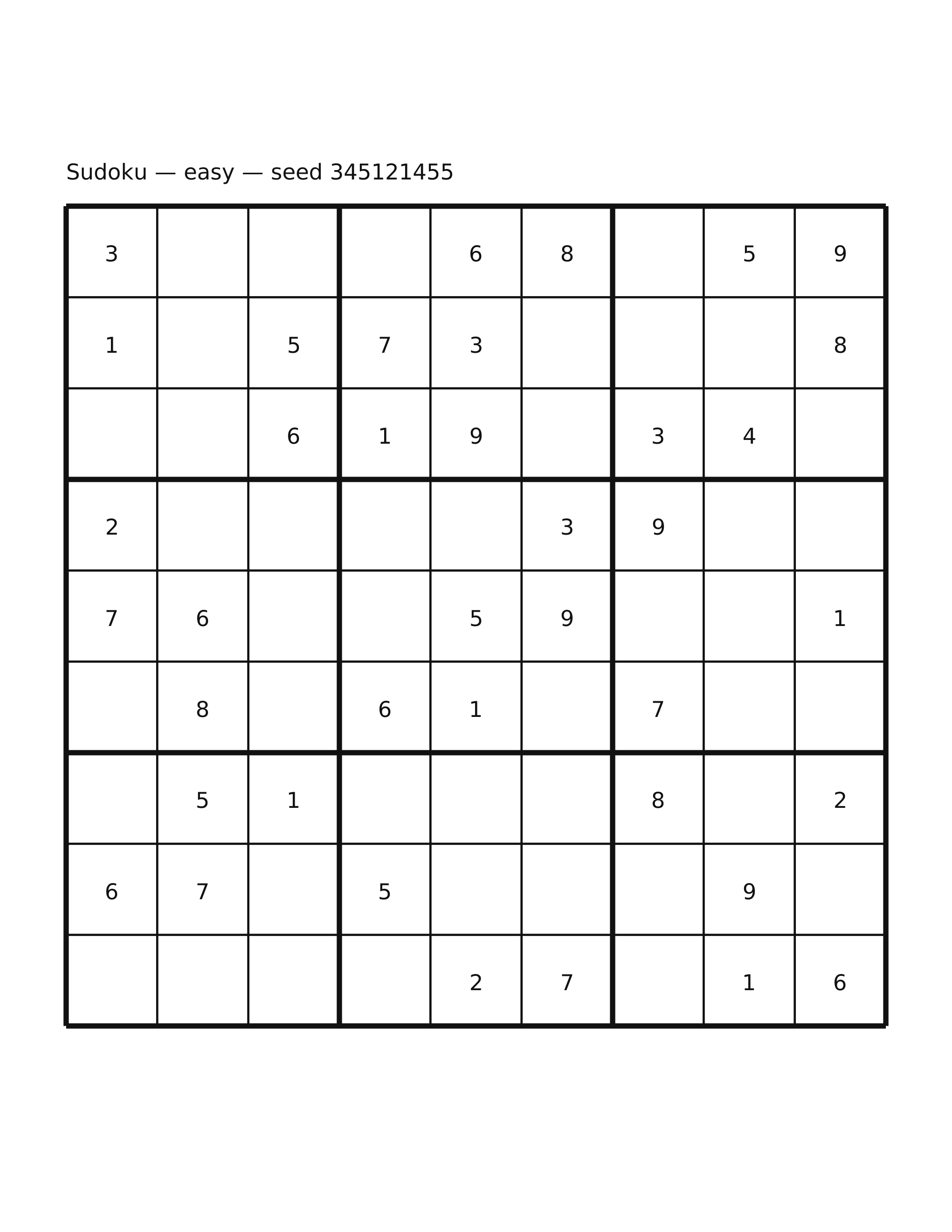 Sudoku — easy #22