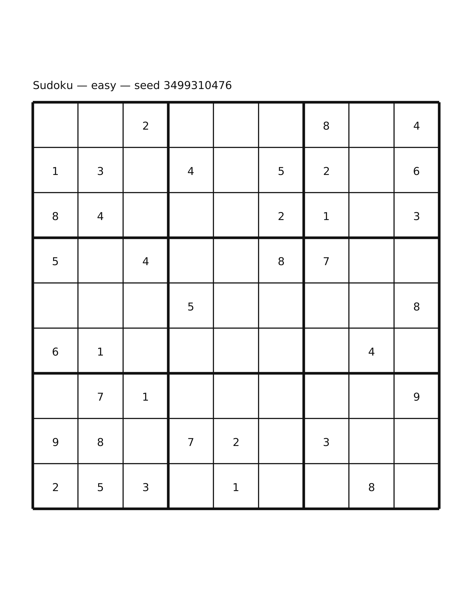 Sudoku — easy #42