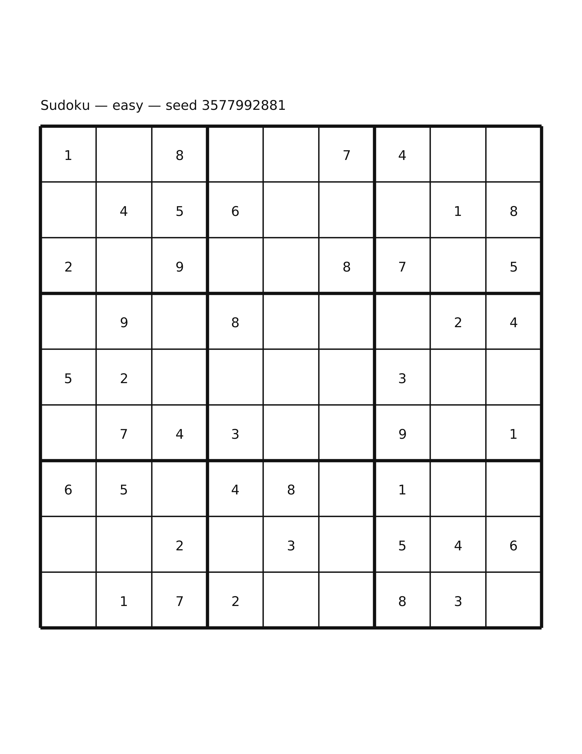 Sudoku — easy #48