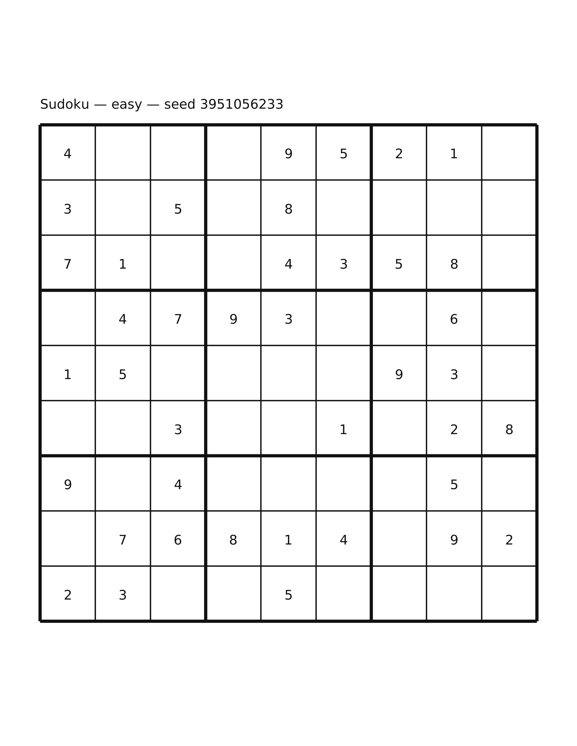 Sudoku — easy #55