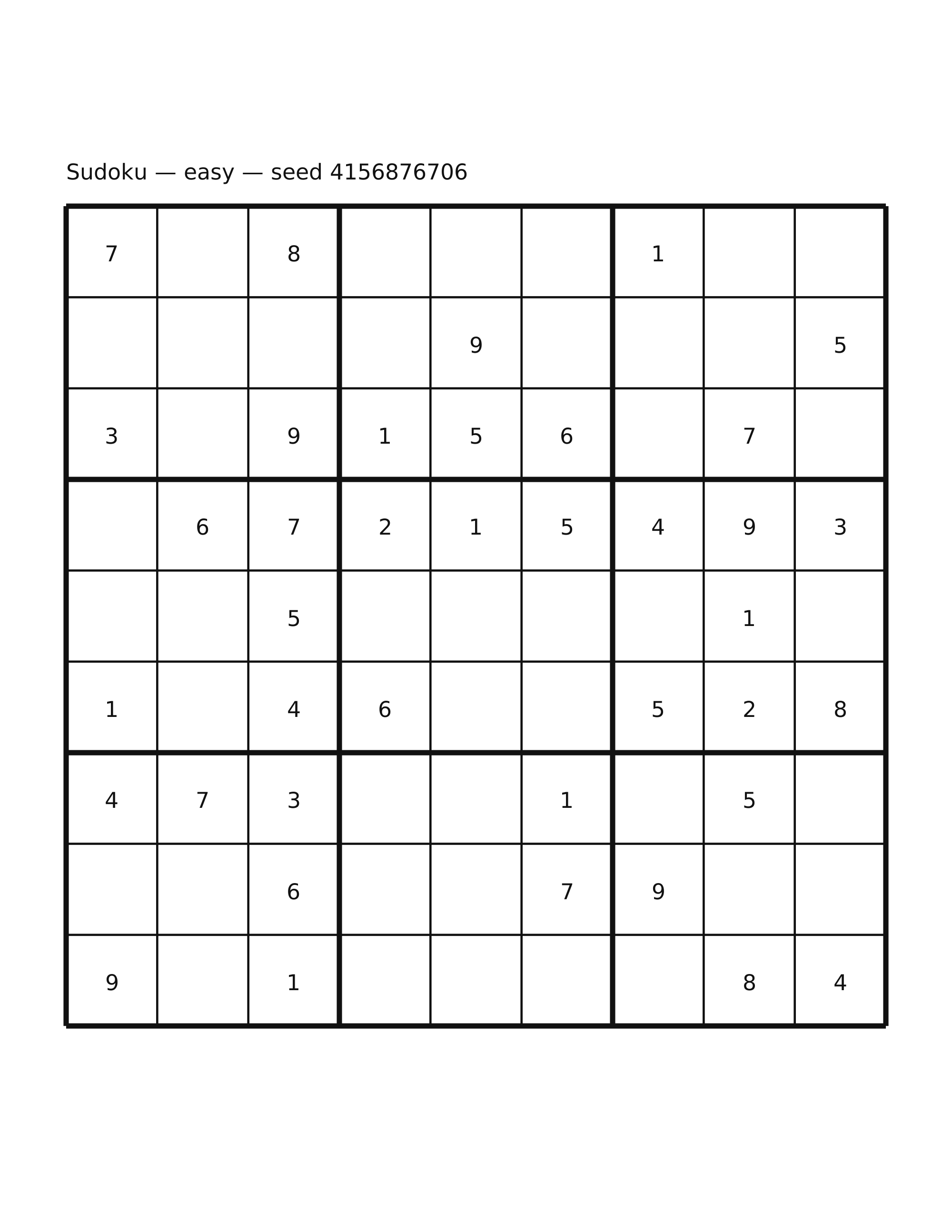 Sudoku — easy #29