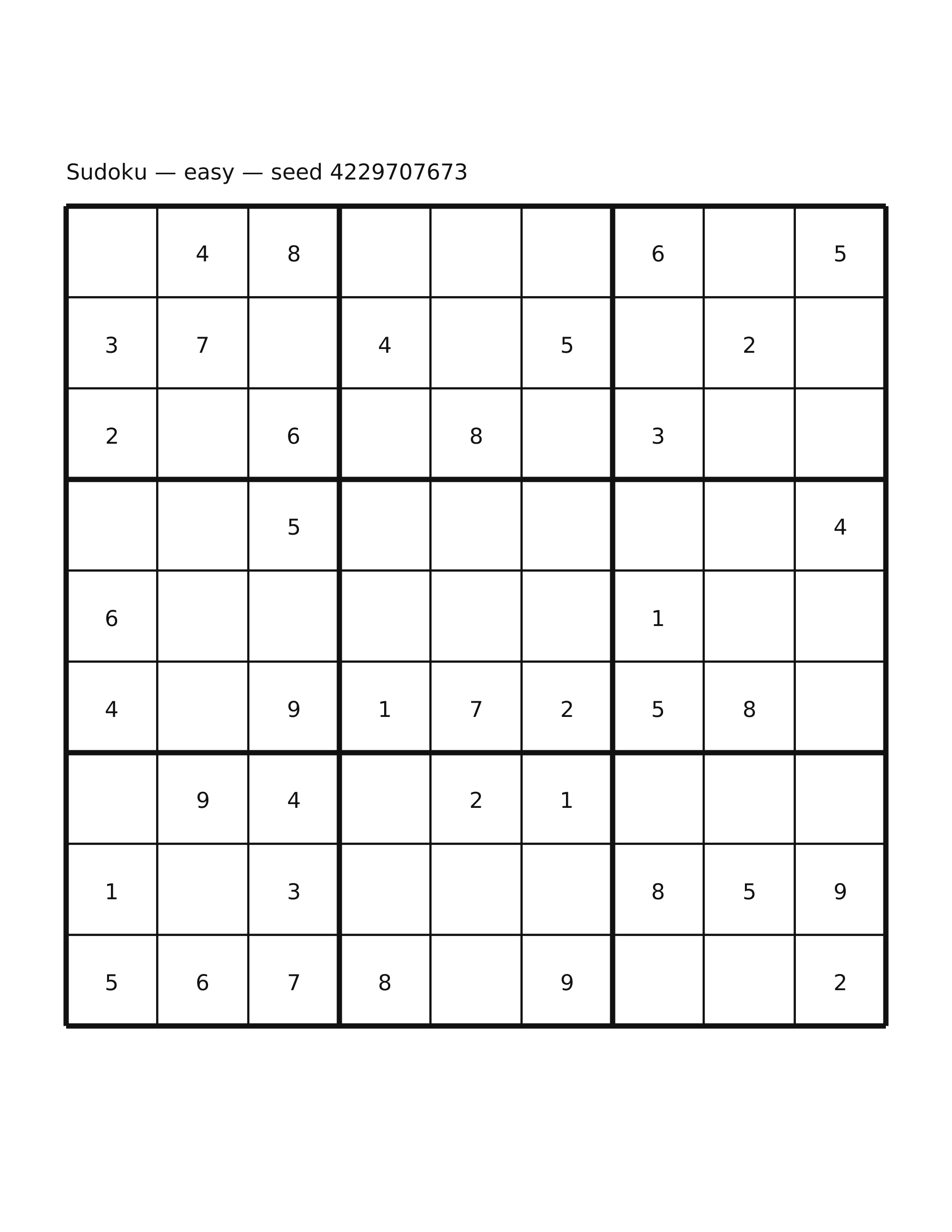 Sudoku — easy #30
