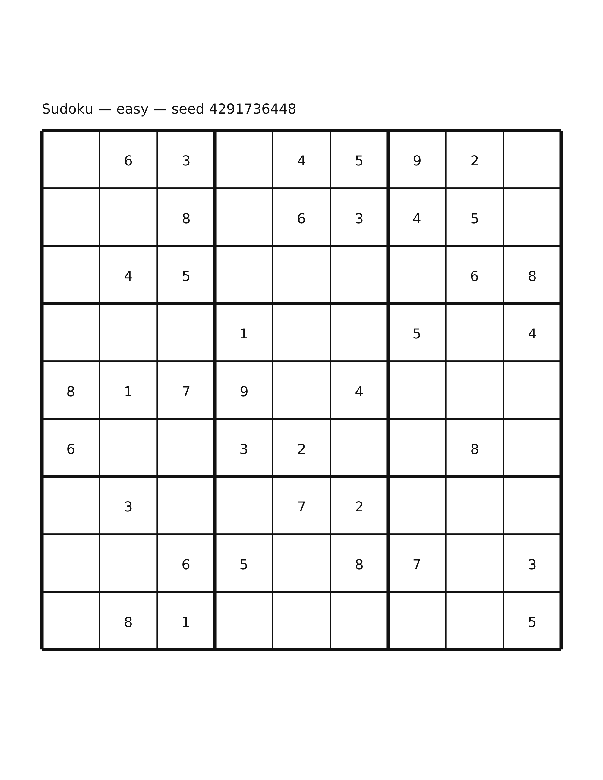 Sudoku — easy #55