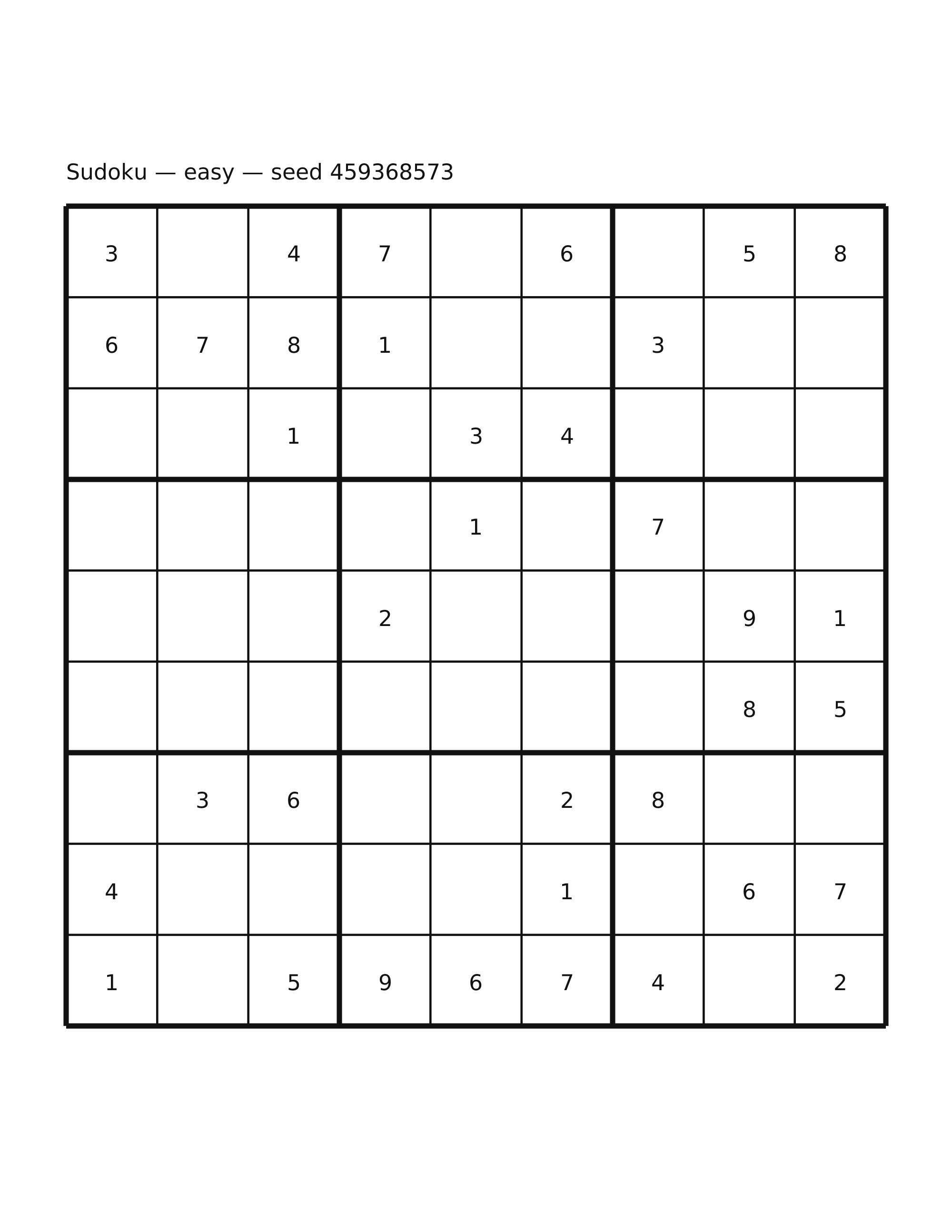 Sudoku — easy #71
