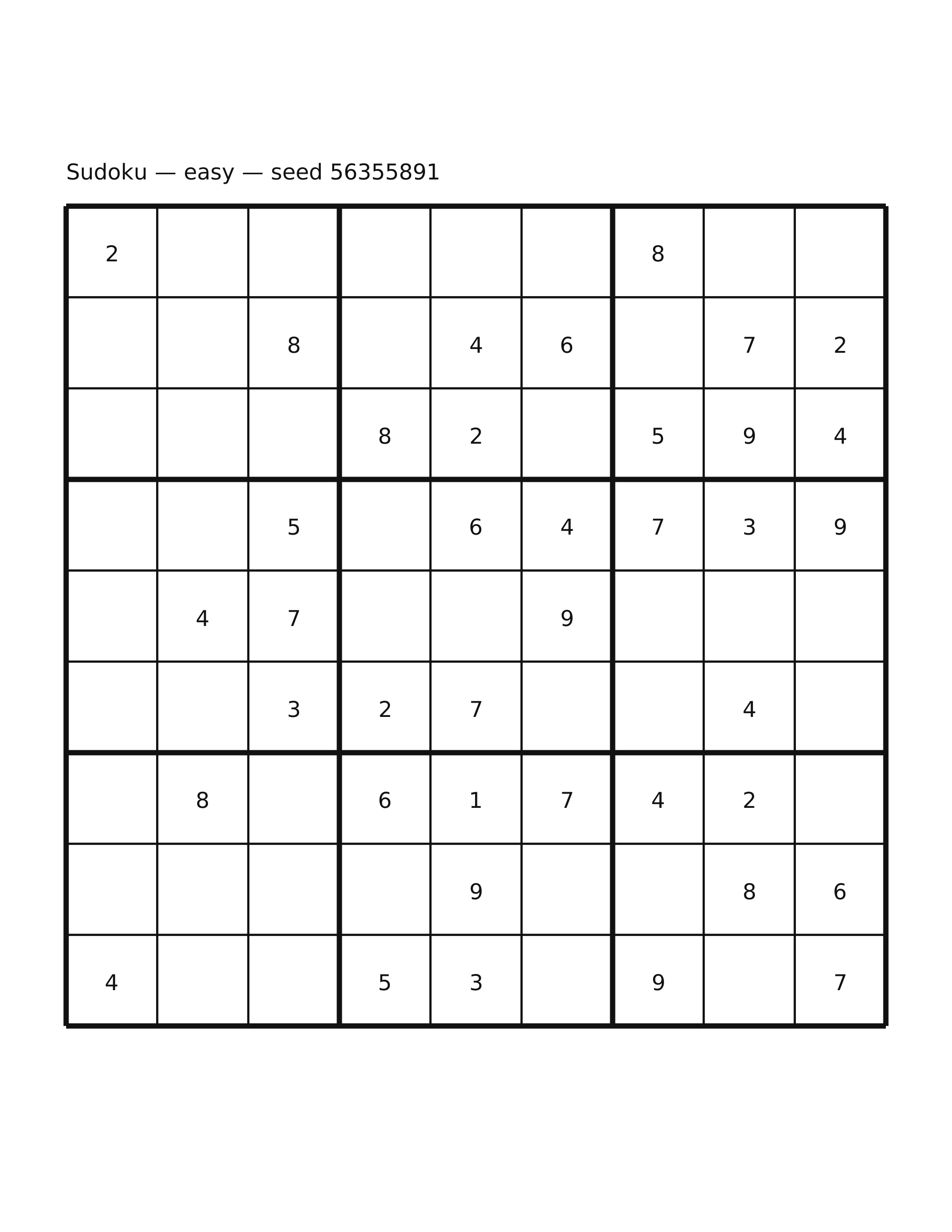 Sudoku — easy #74