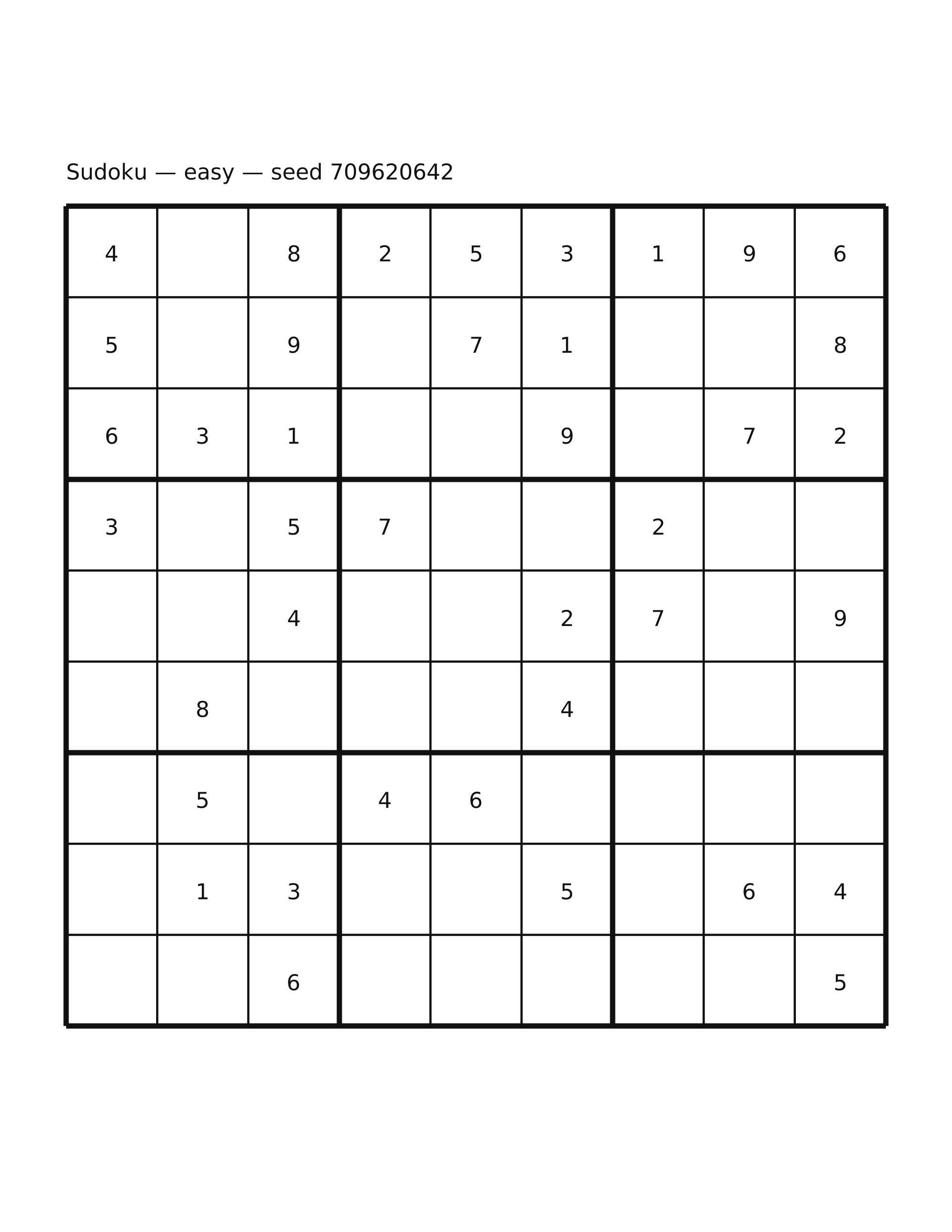 Sudoku — easy #67
