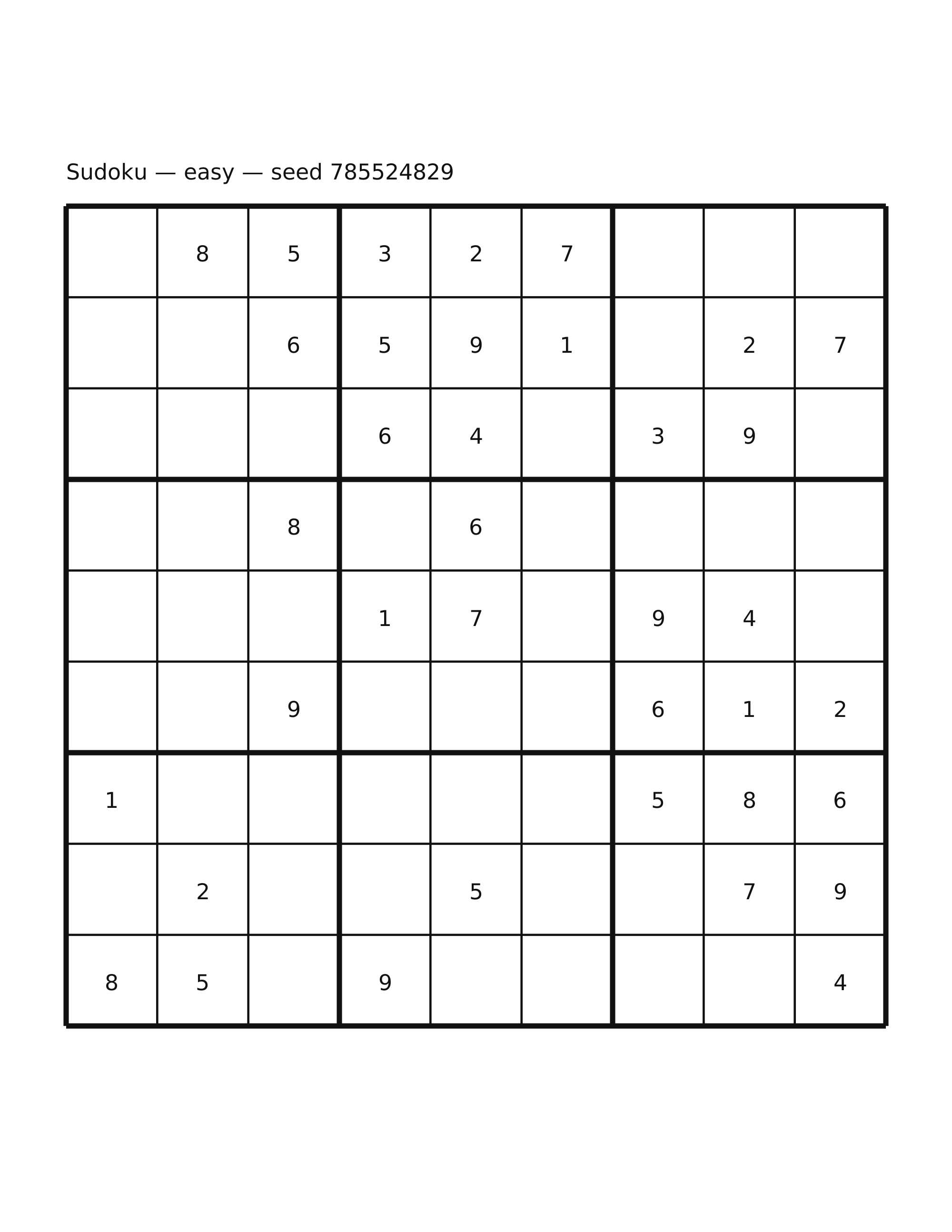 Sudoku — easy #16