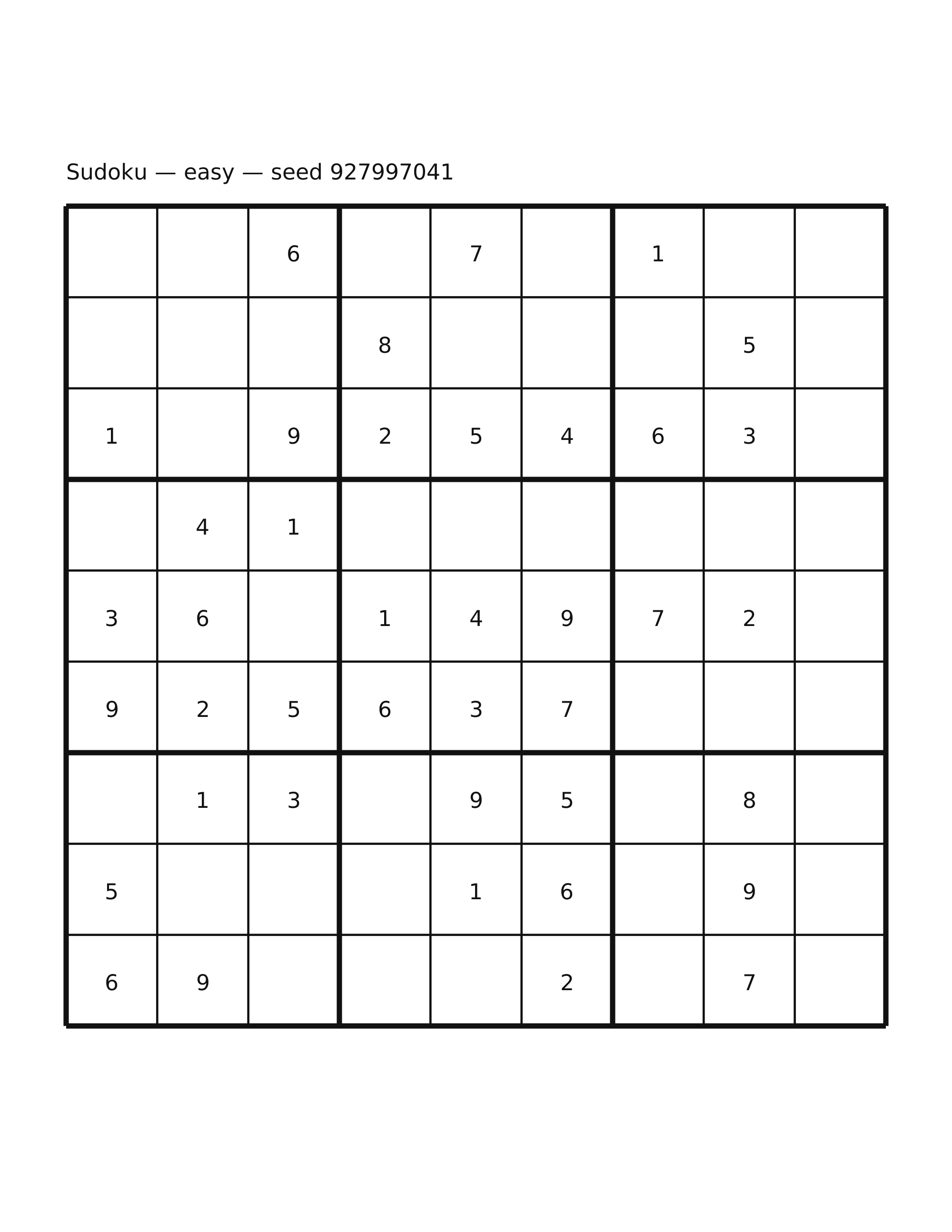 Sudoku — easy #68