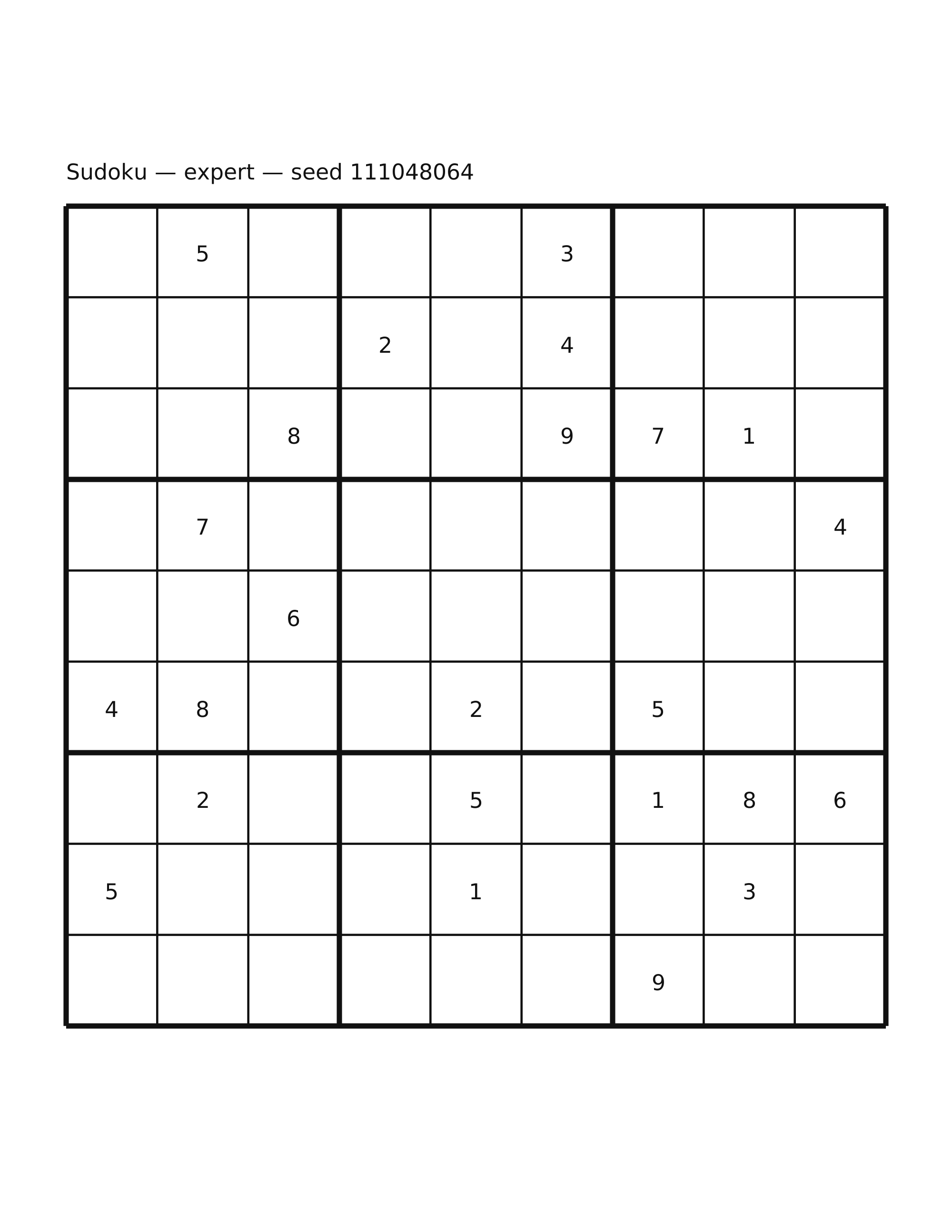 Sudoku — expert #46