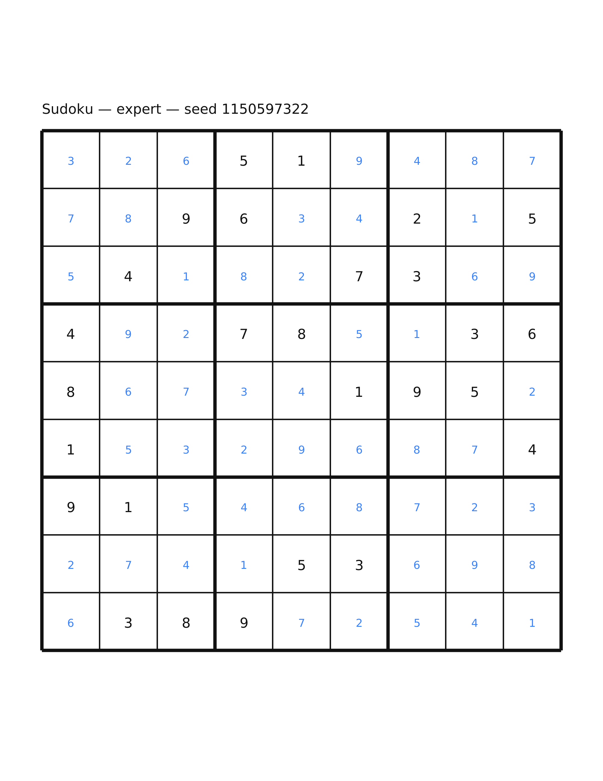 Sudoku — expert #24 — solution