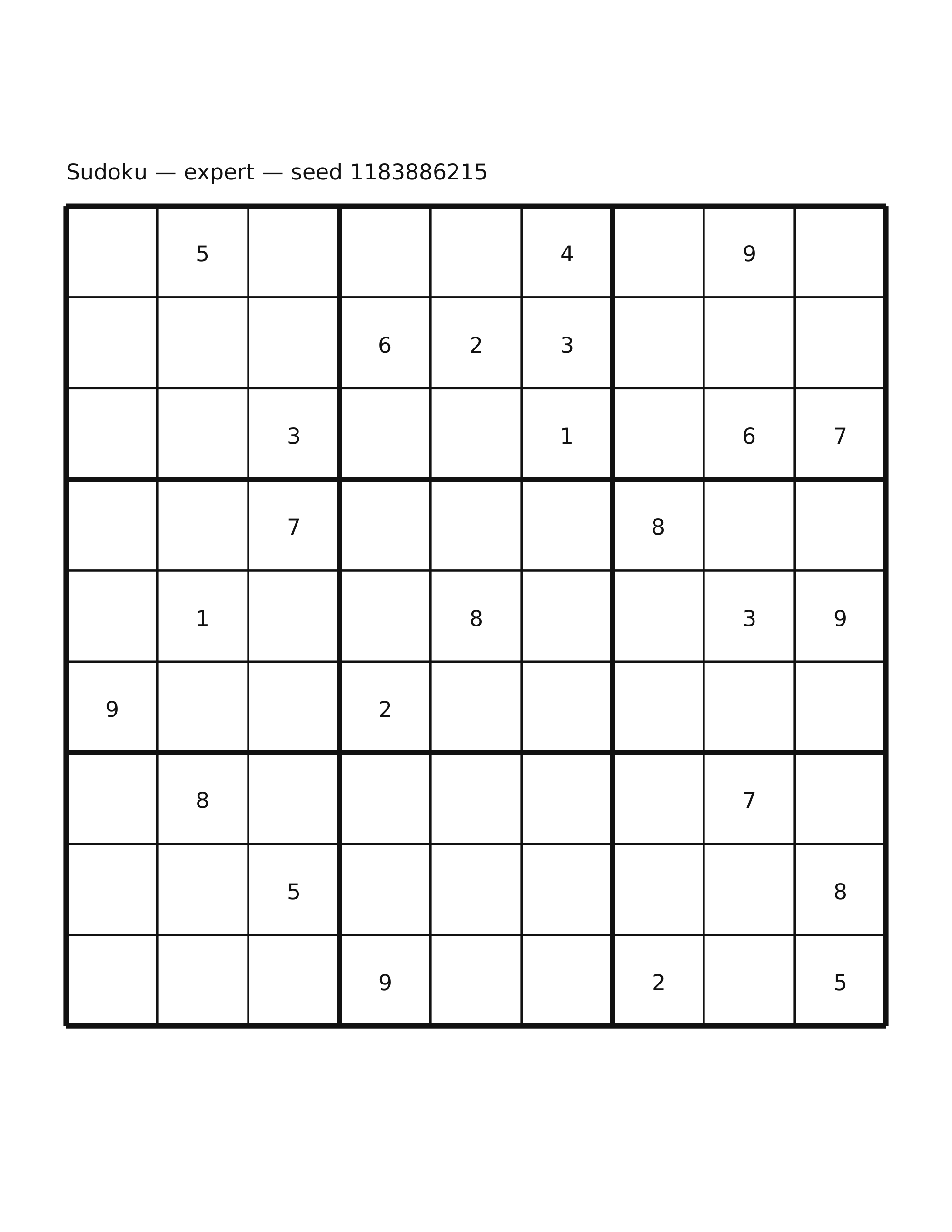 Sudoku — expert #46
