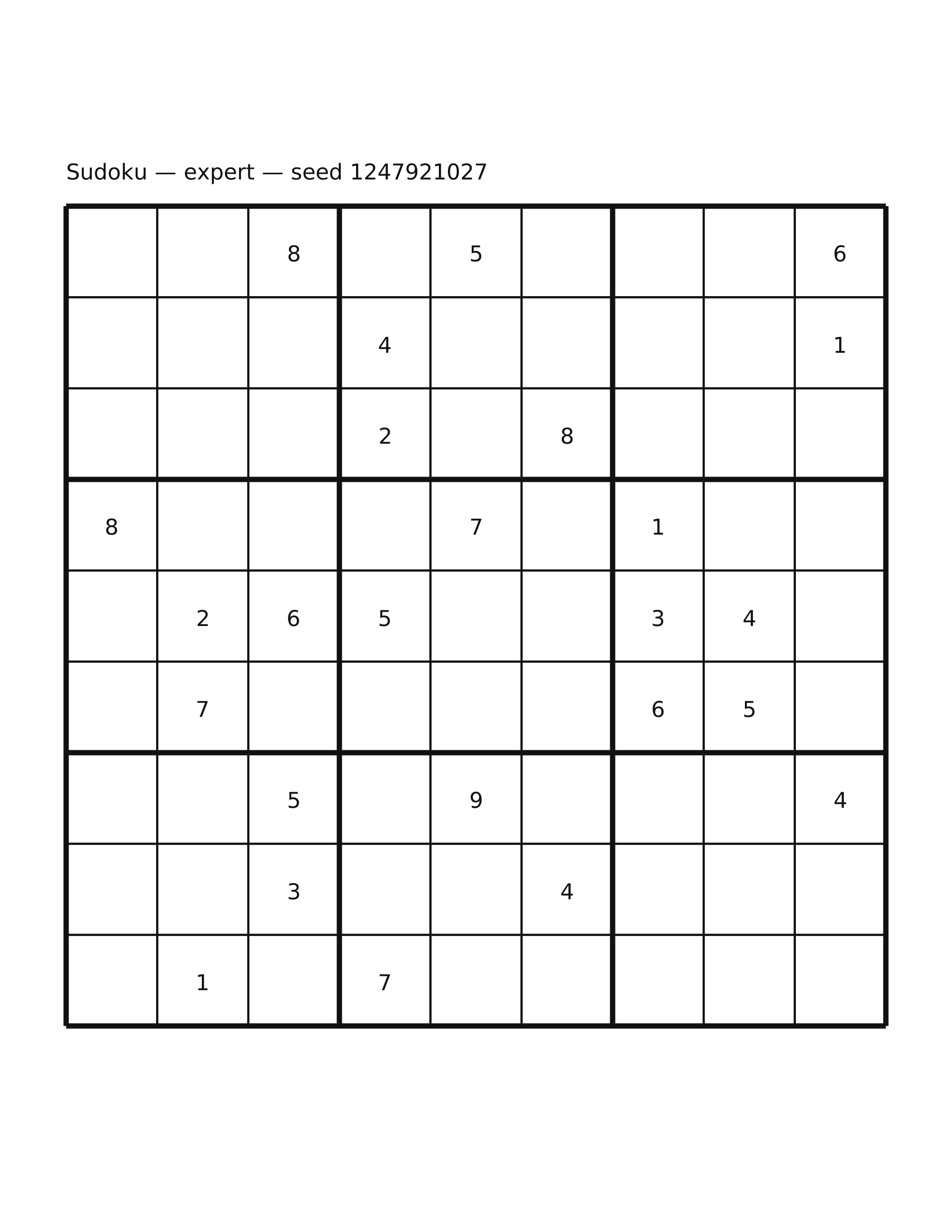 Sudoku — expert #63