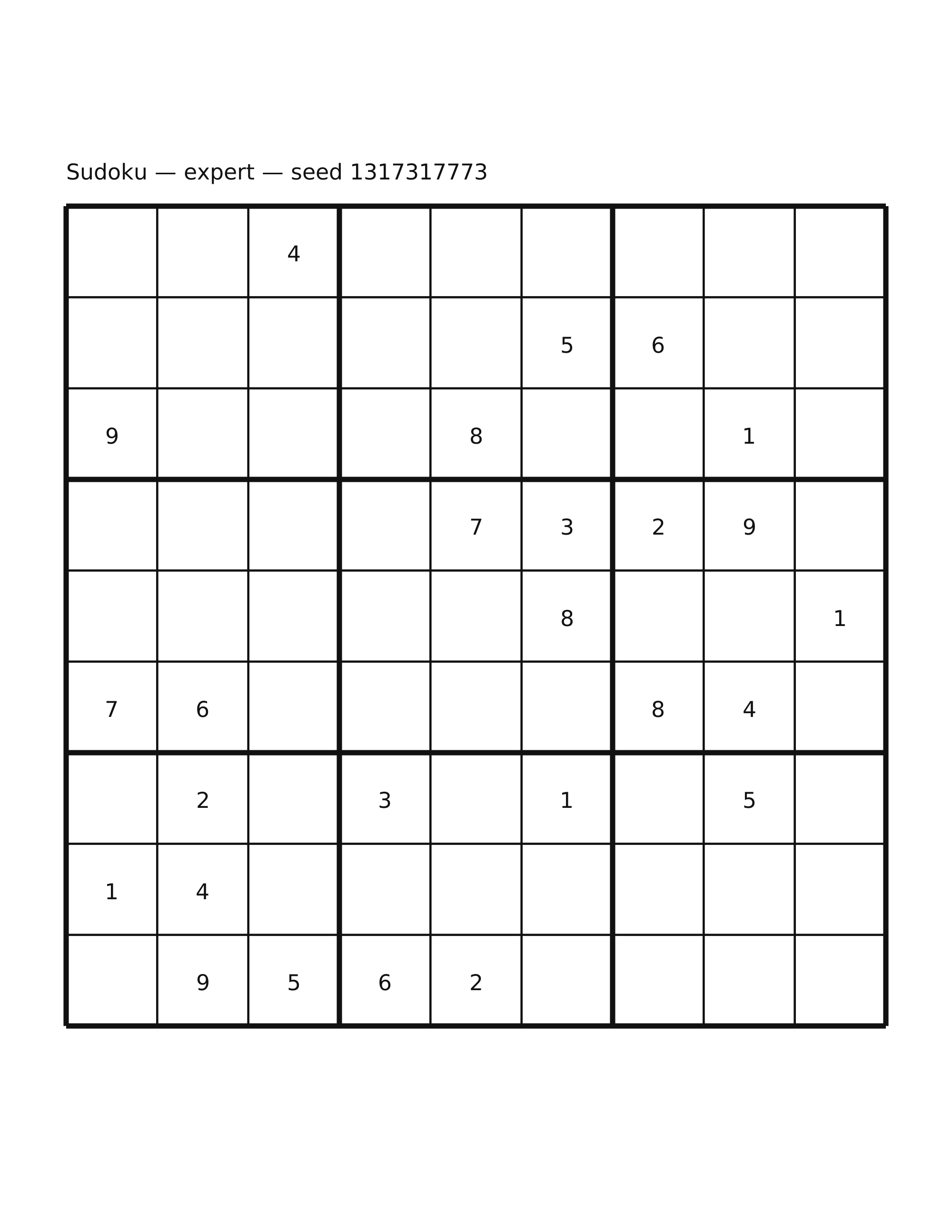 Sudoku — expert #8