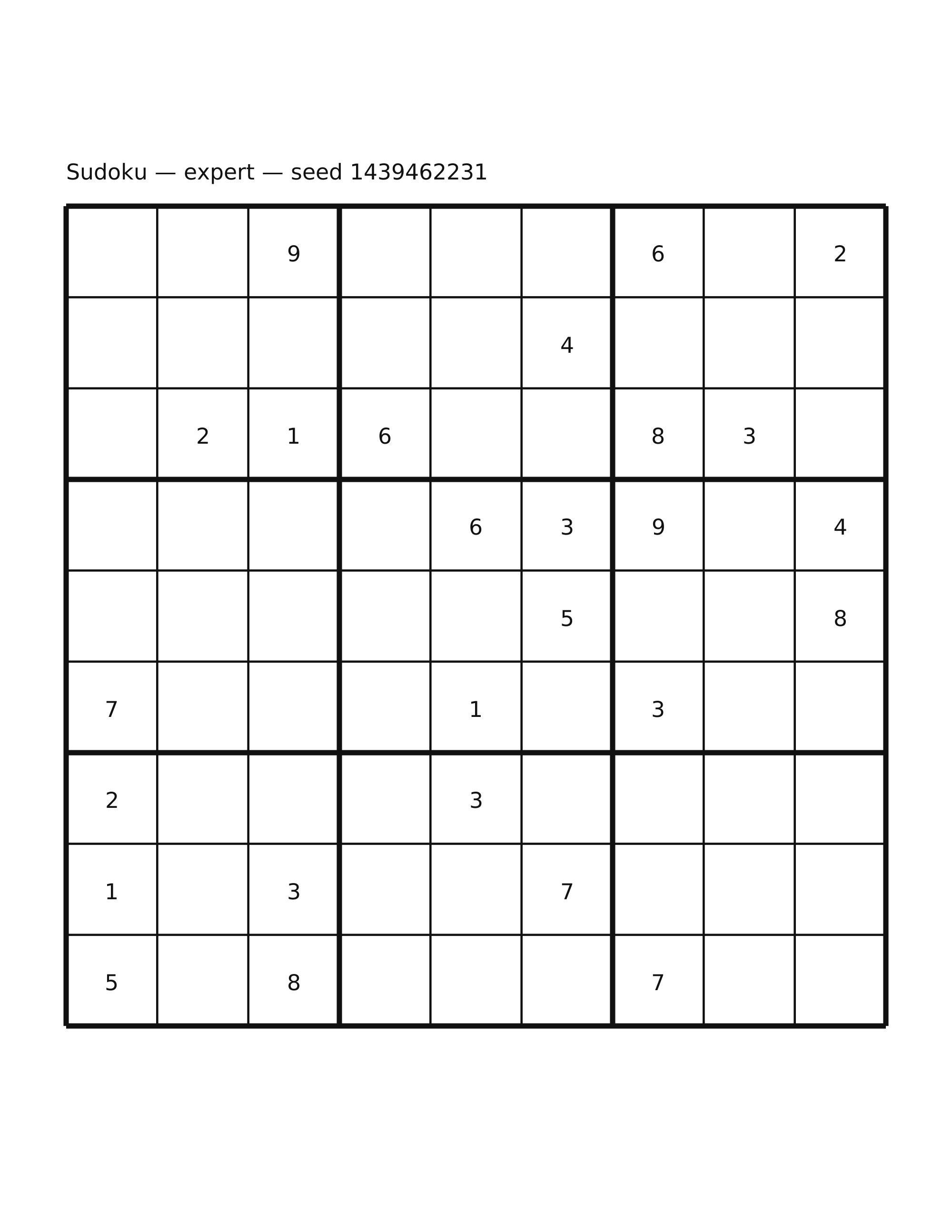 Sudoku — expert #29