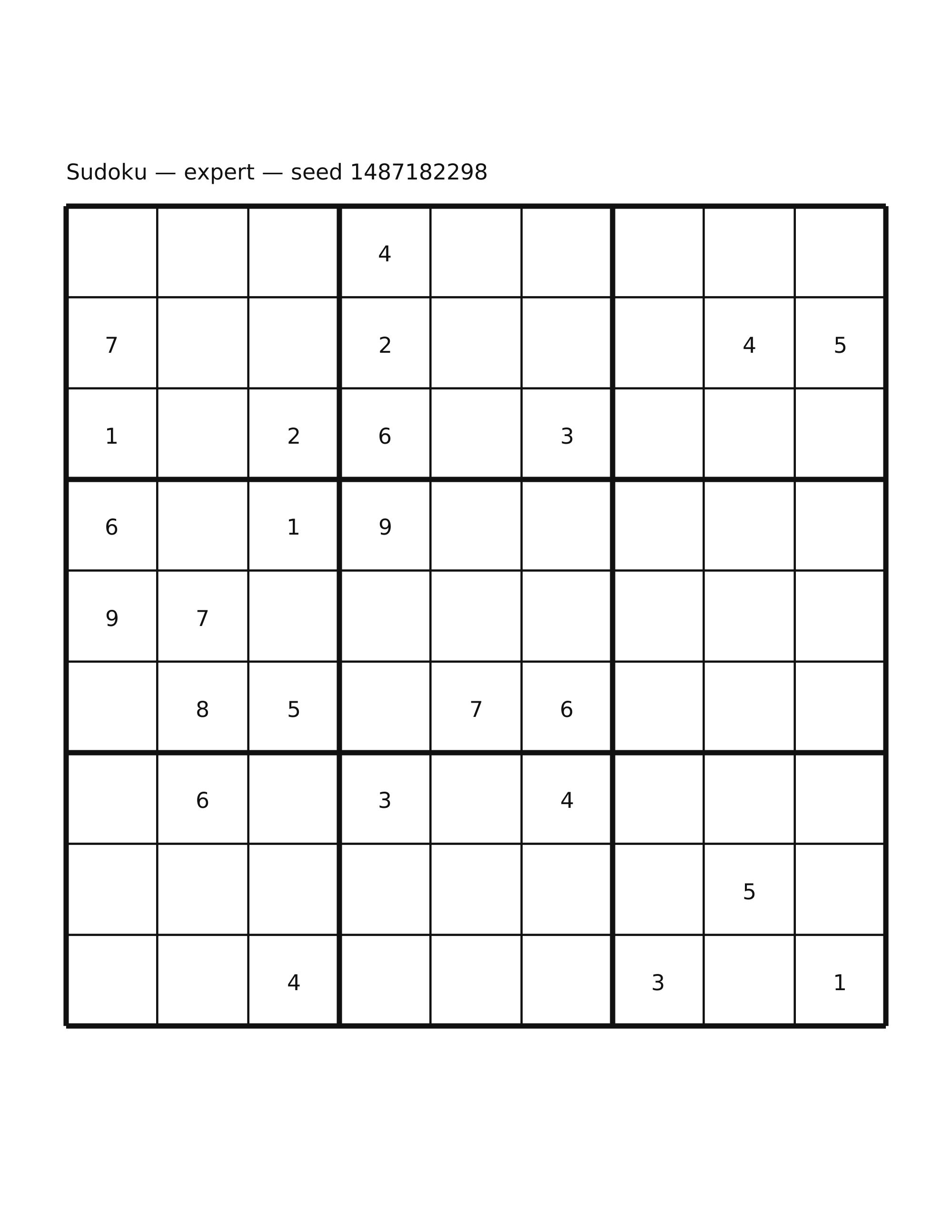 Sudoku — expert #35